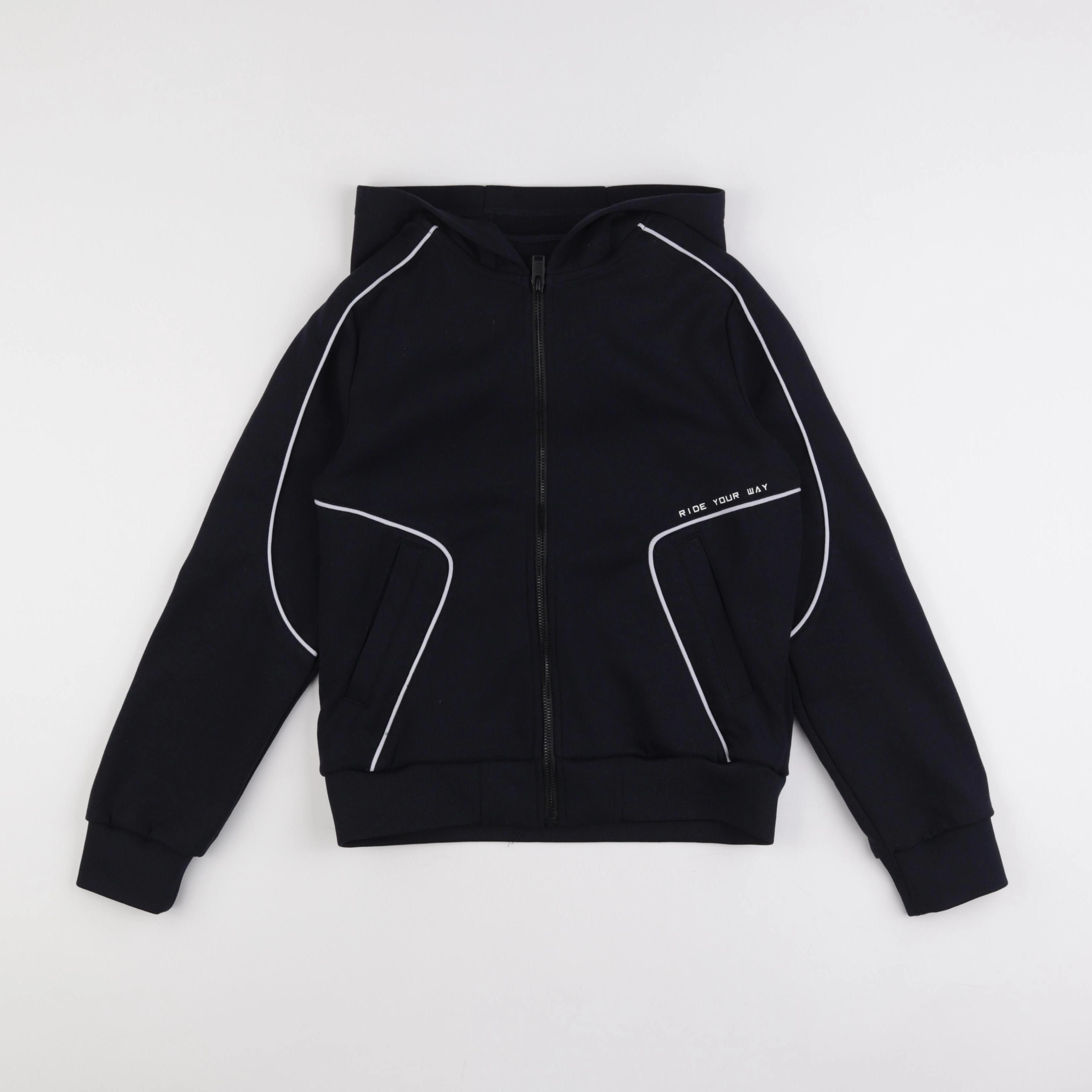 IKKS - sweat noir - 12 ans