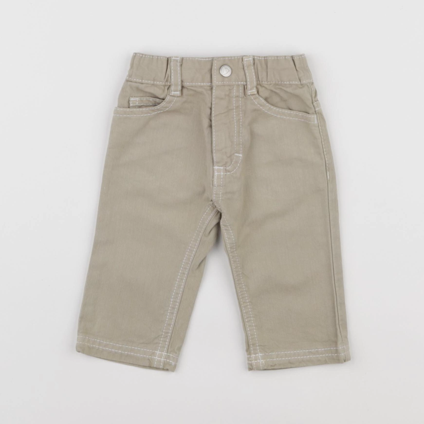 Petit Bateau - pantalon beige - 3 mois