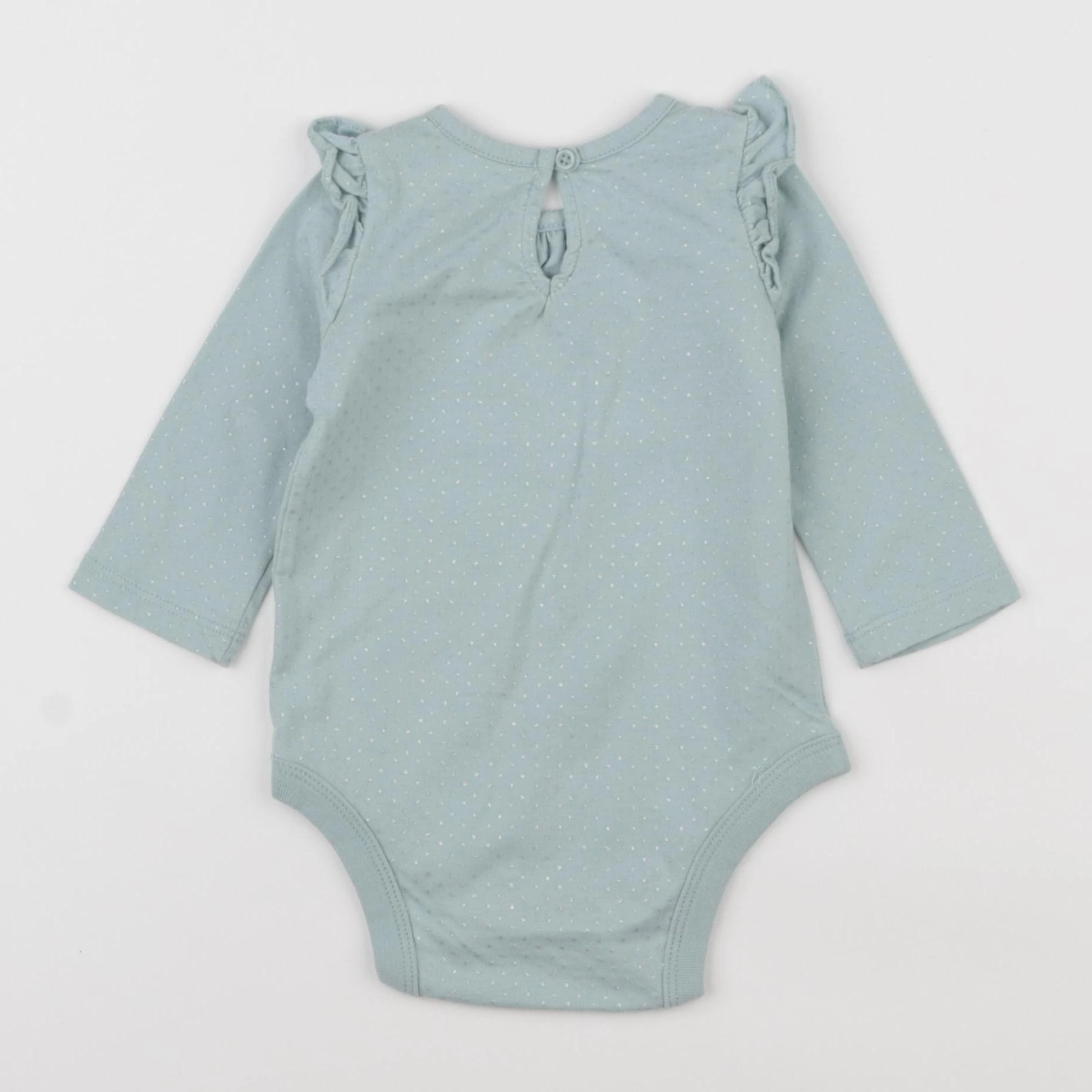 GAP - body bleu, argent - 3/6 mois