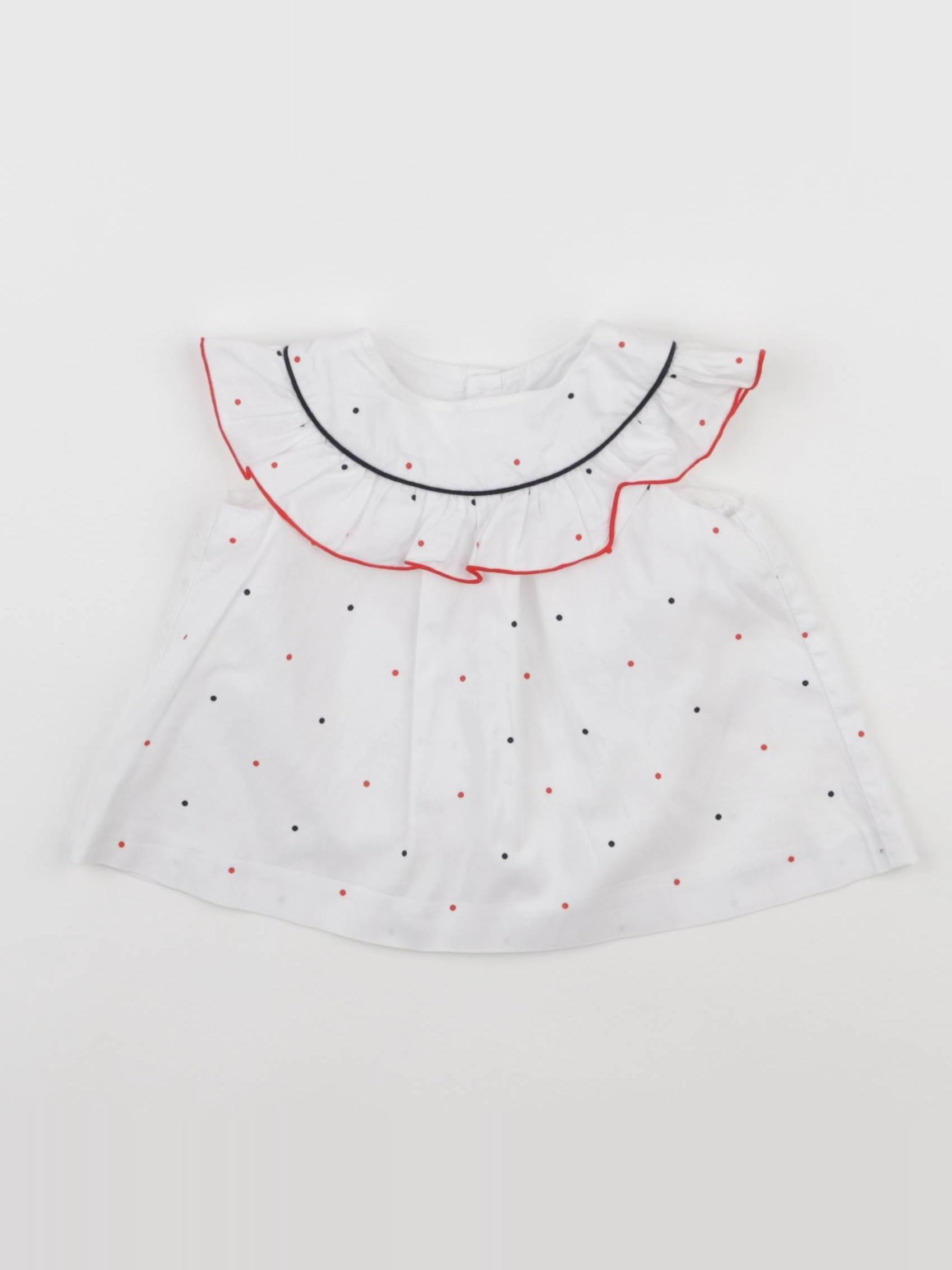 Jacadi - blouse blanc - 6 mois