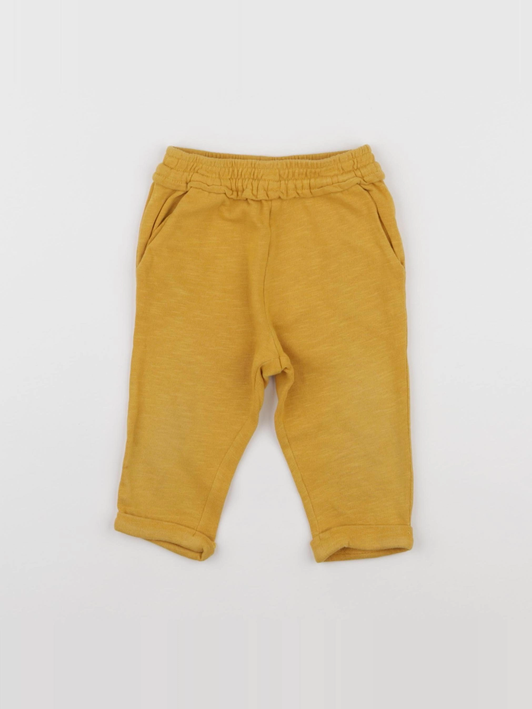 Vertbaudet - jogging jaune - 12 mois