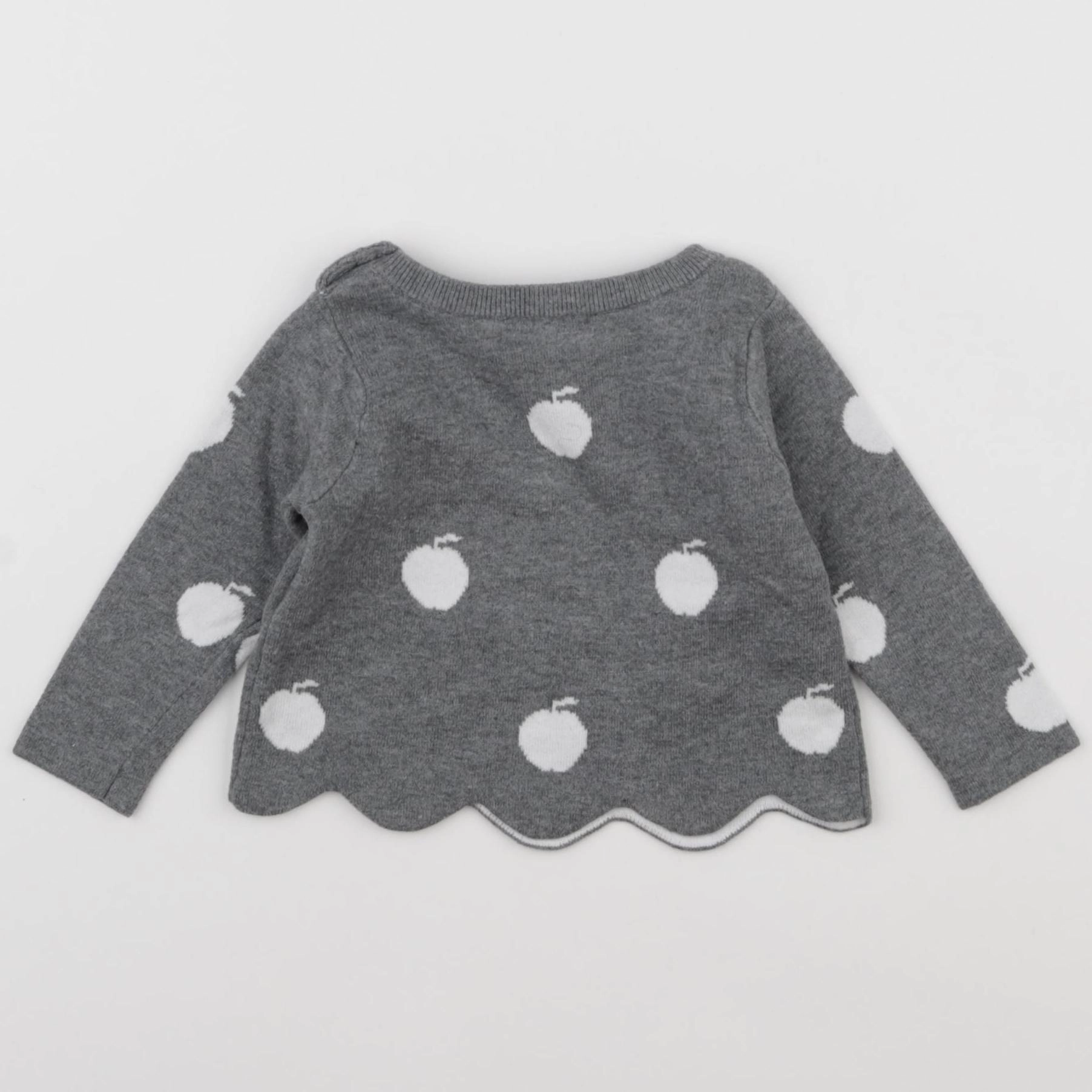 Jacadi - pull gris - 6 mois