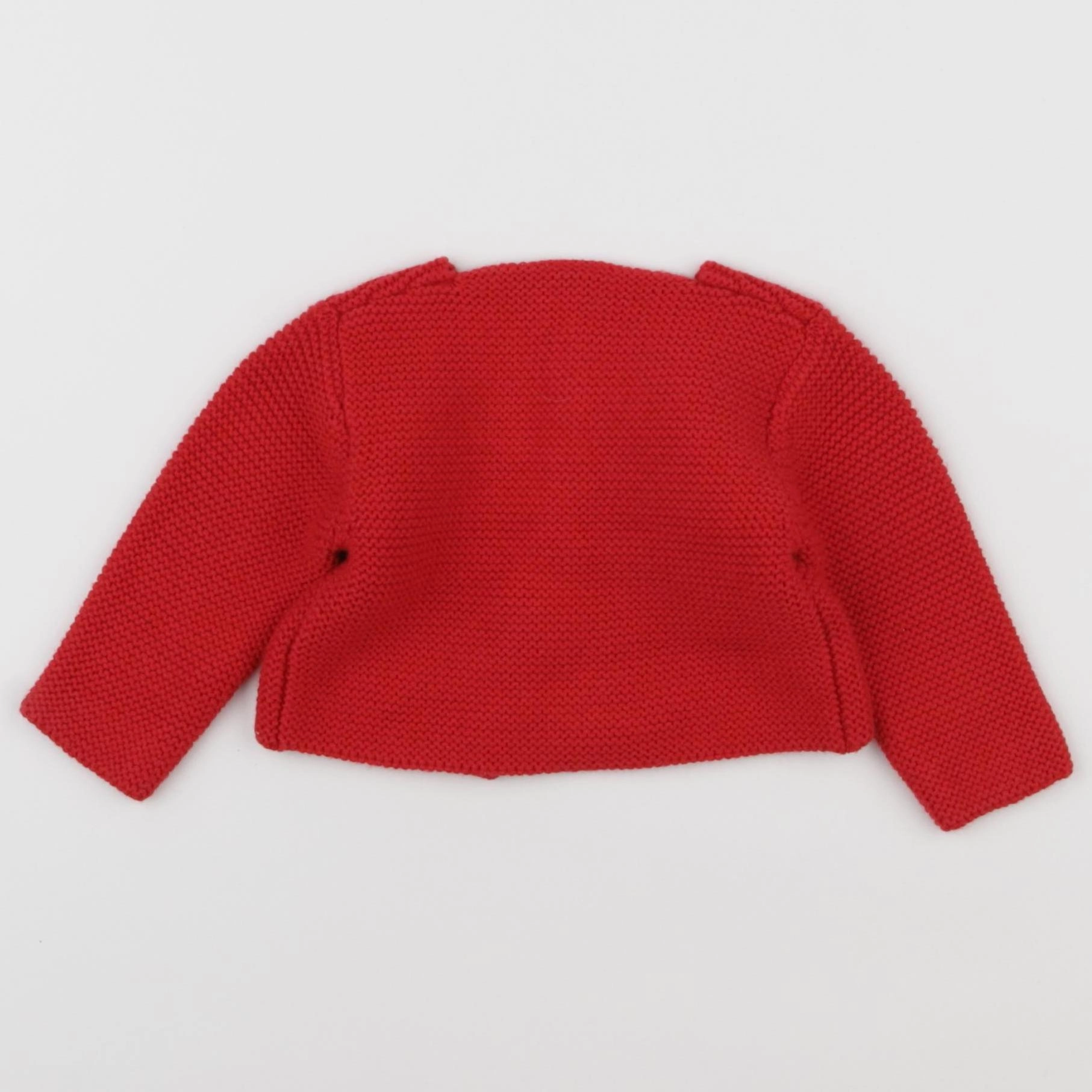 Petit Bateau - gilet rouge - 6 mois