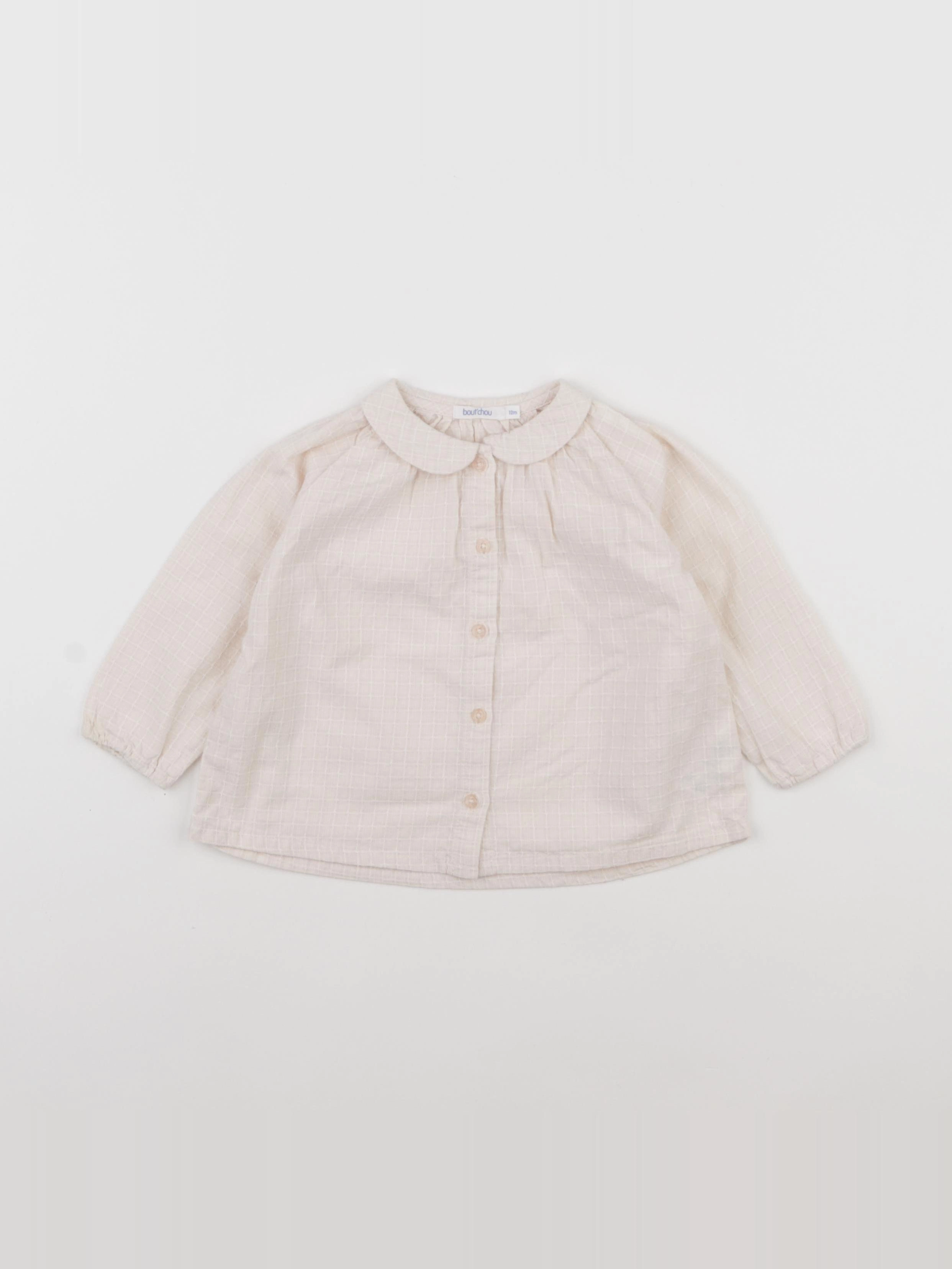 Boutchou - blouse rose - 12 mois