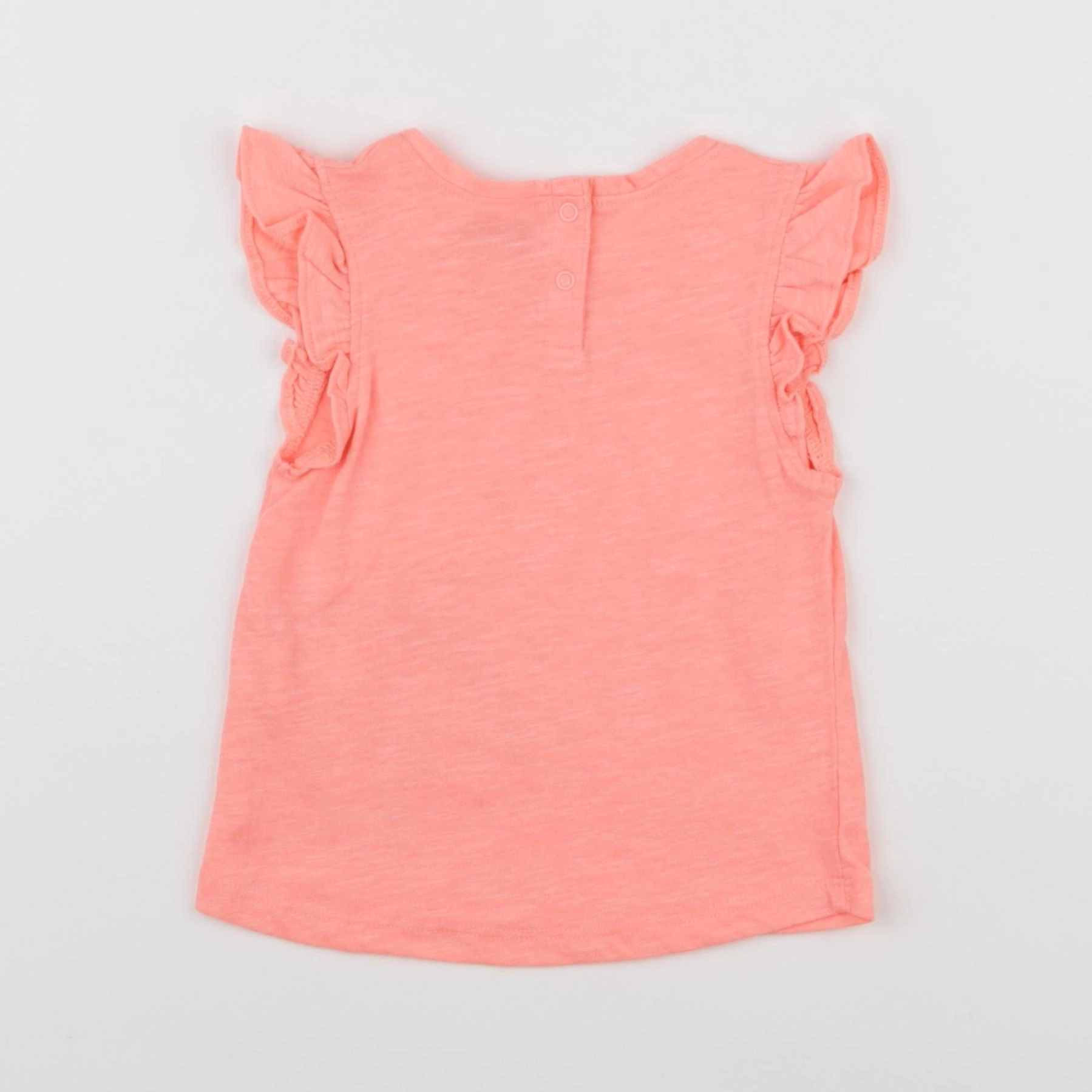 Tape à l'oeil - tee-shirt orange - 6 mois