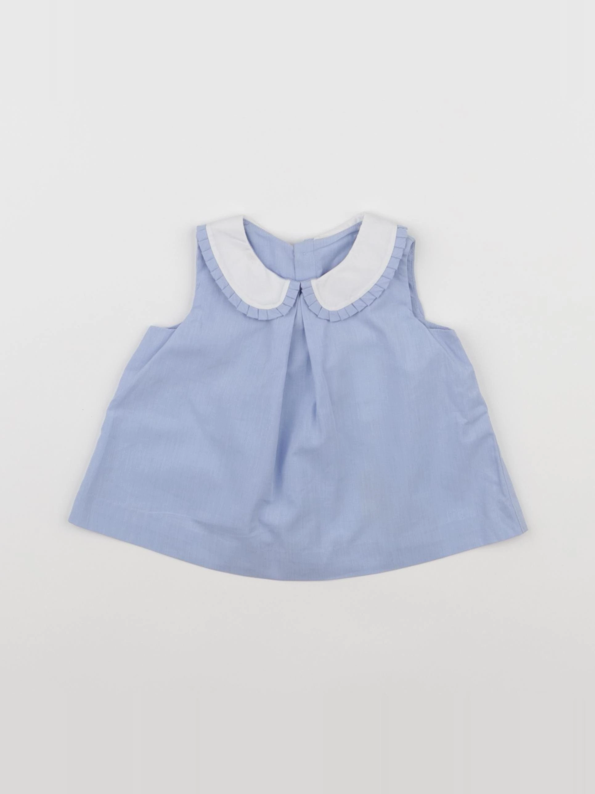 Jacadi - blouse bleu - 6 mois