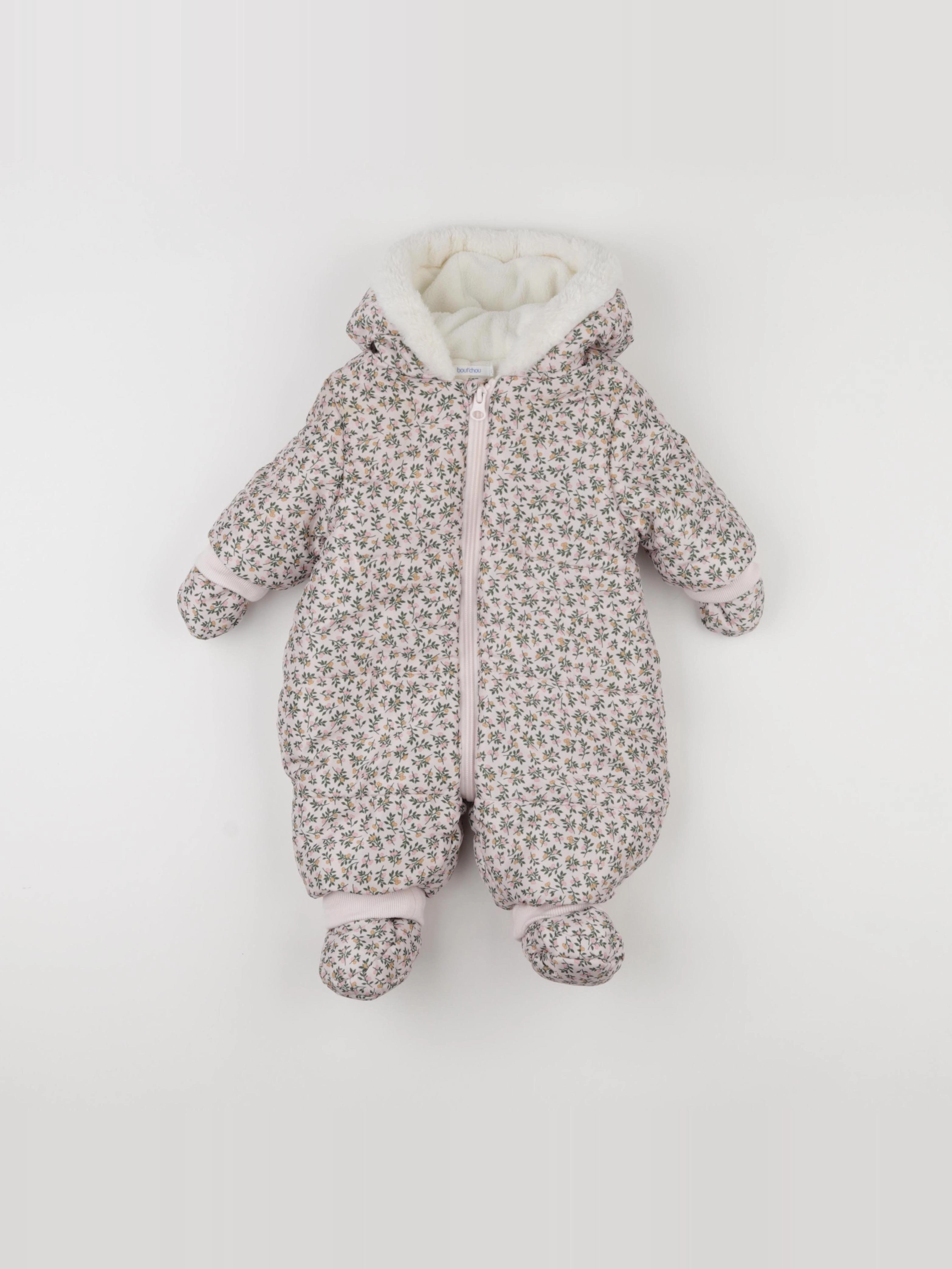 Boutchou - combi-pilote rose - 3 mois