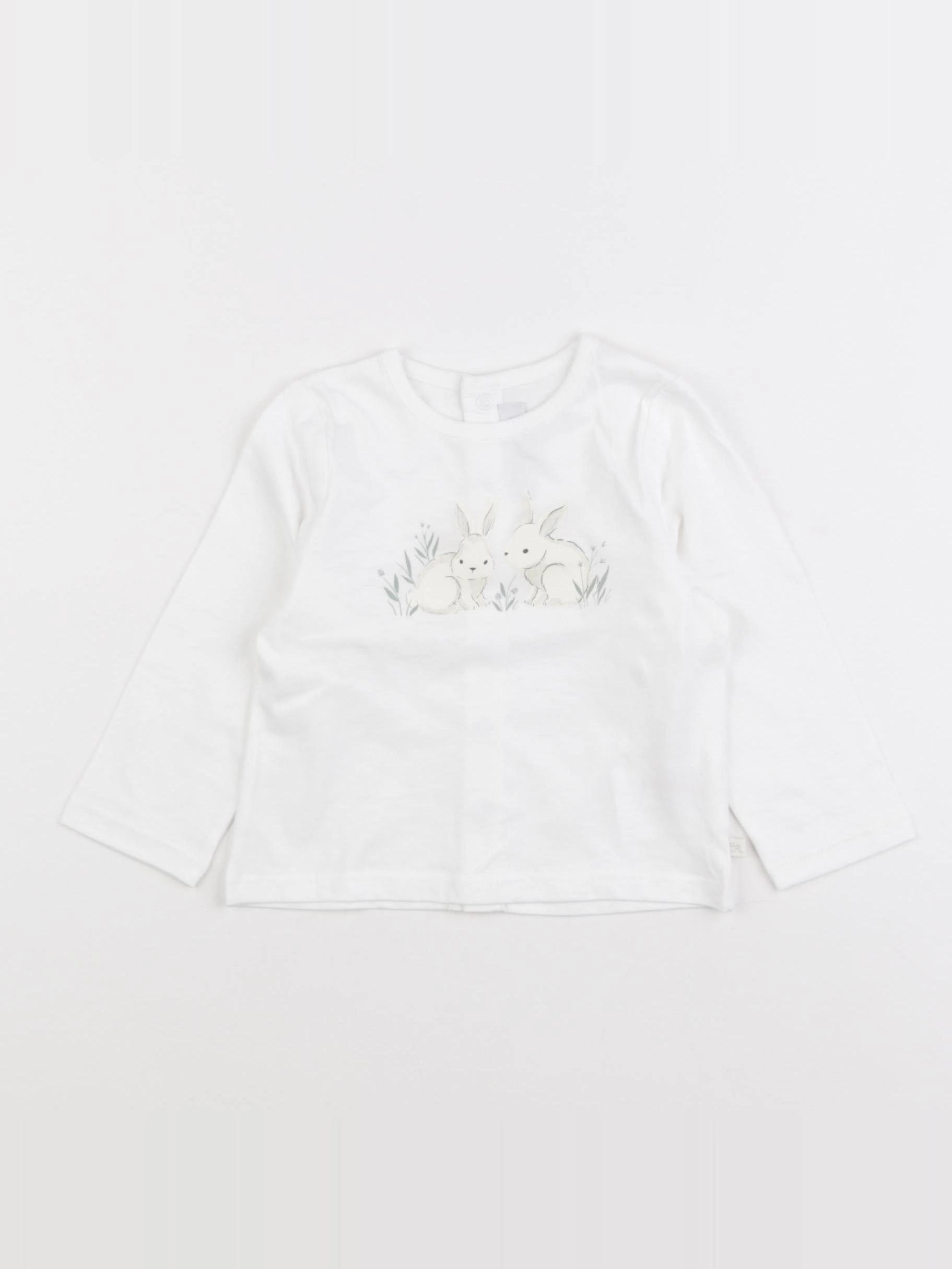 Cadet Rousselle - tee-shirt blanc - 12 mois