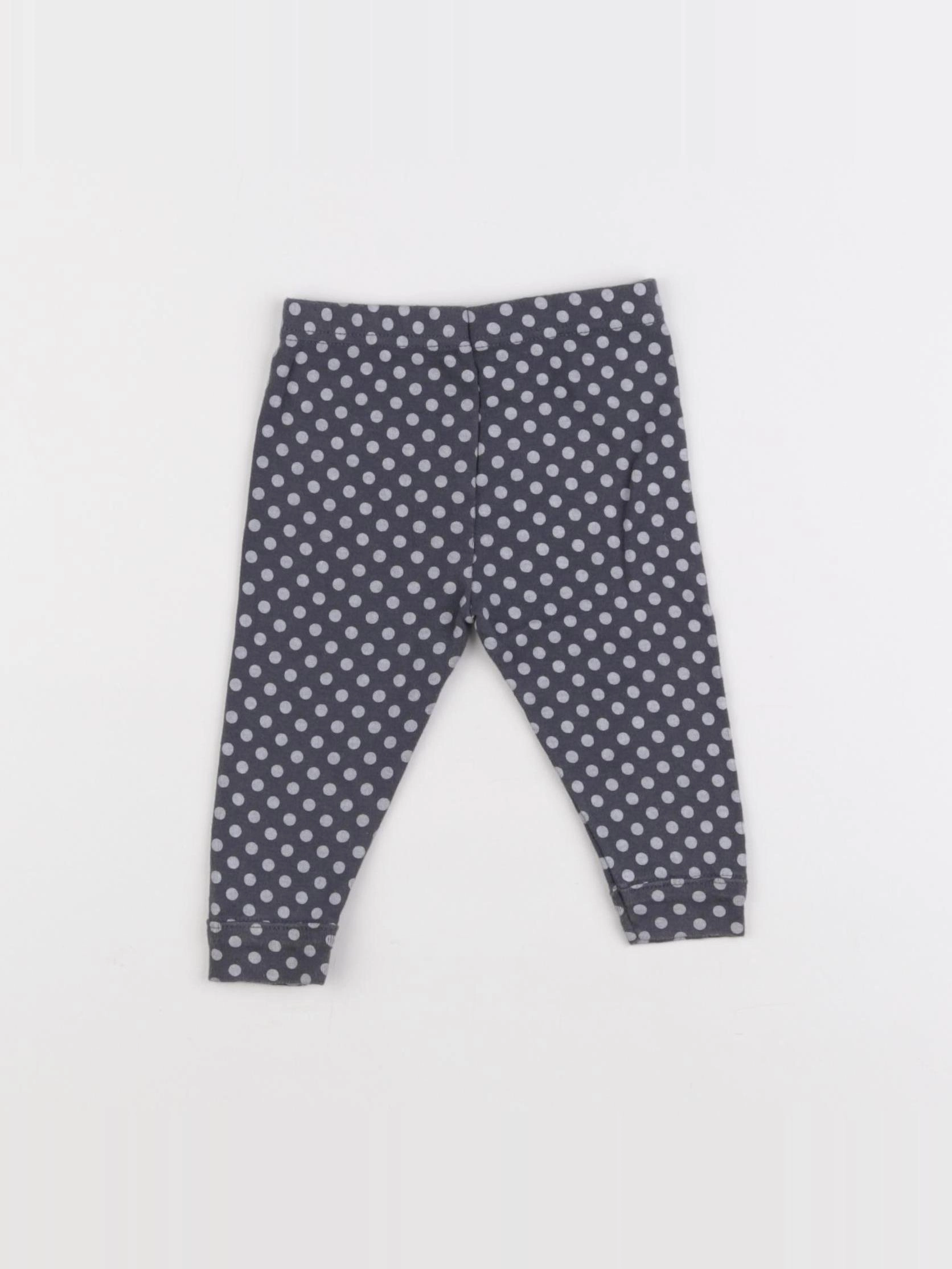 Petit Bateau - legging gris - 6 mois