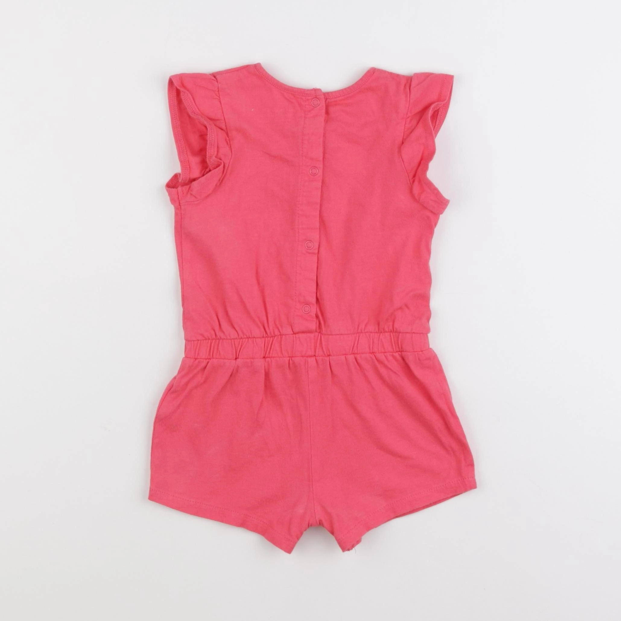 Vertbaudet - combinaison rose - 12 mois
