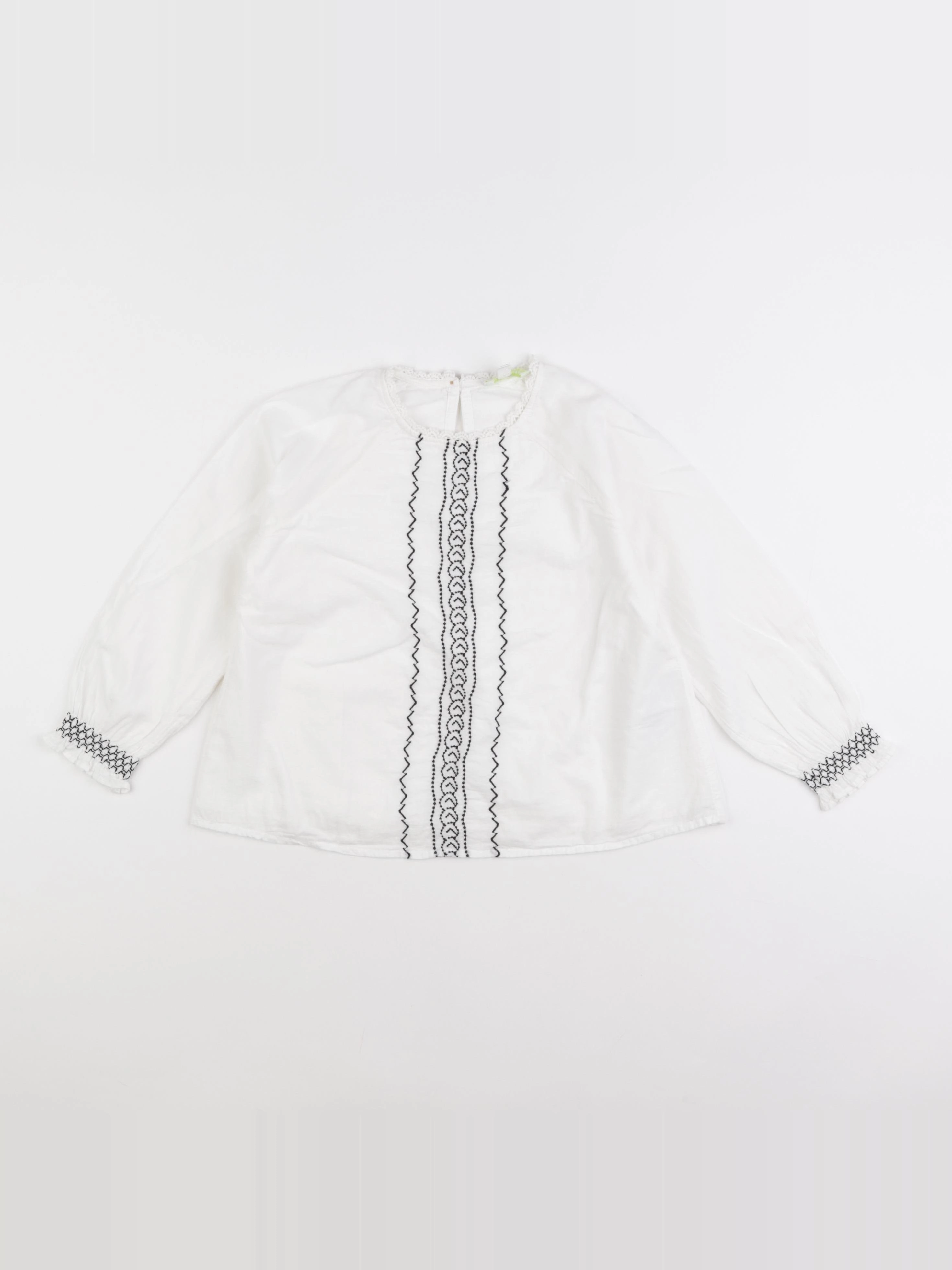 Vertbaudet - blouse blanc - 6 ans
