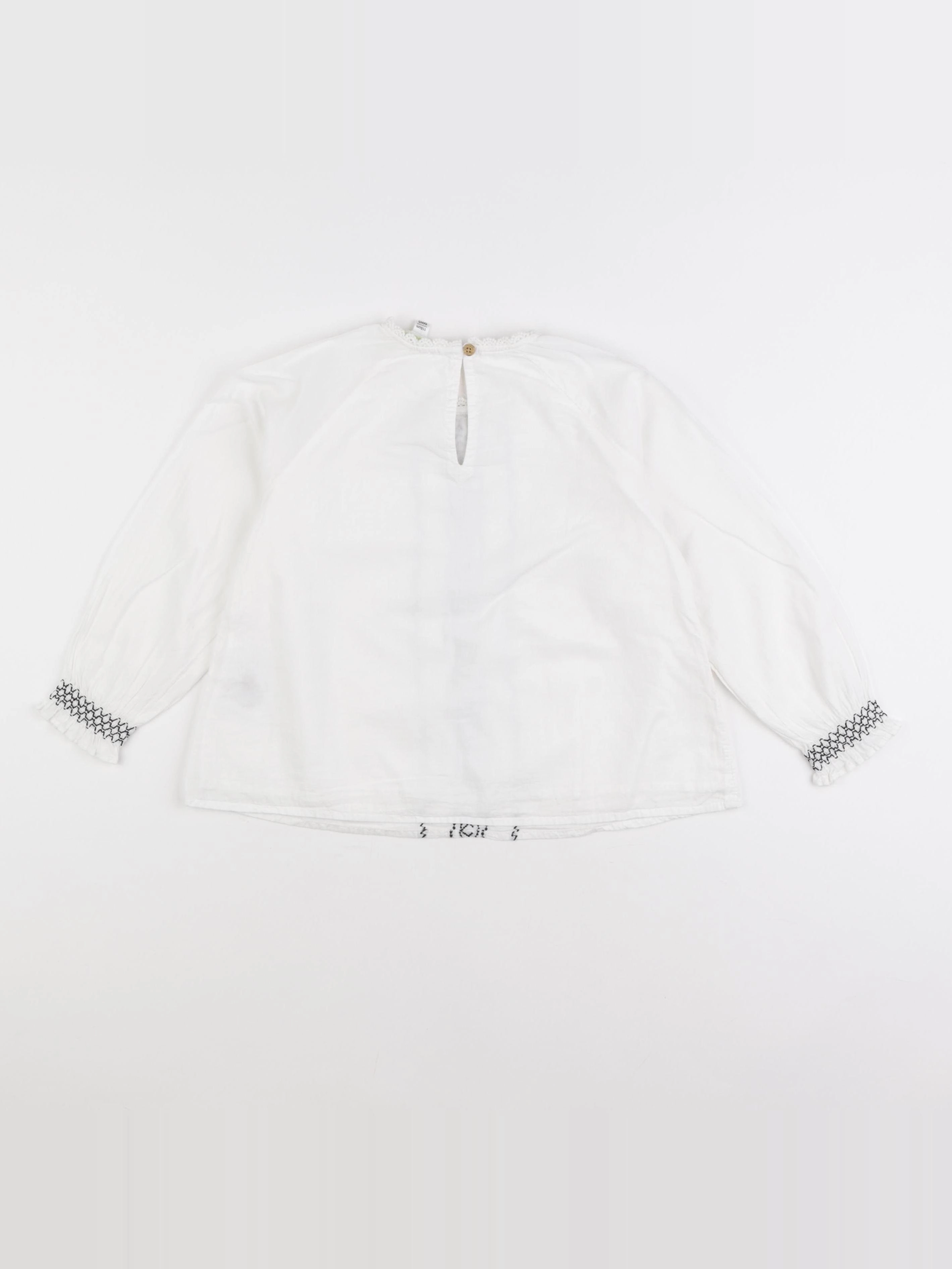 Vertbaudet - blouse blanc - 6 ans