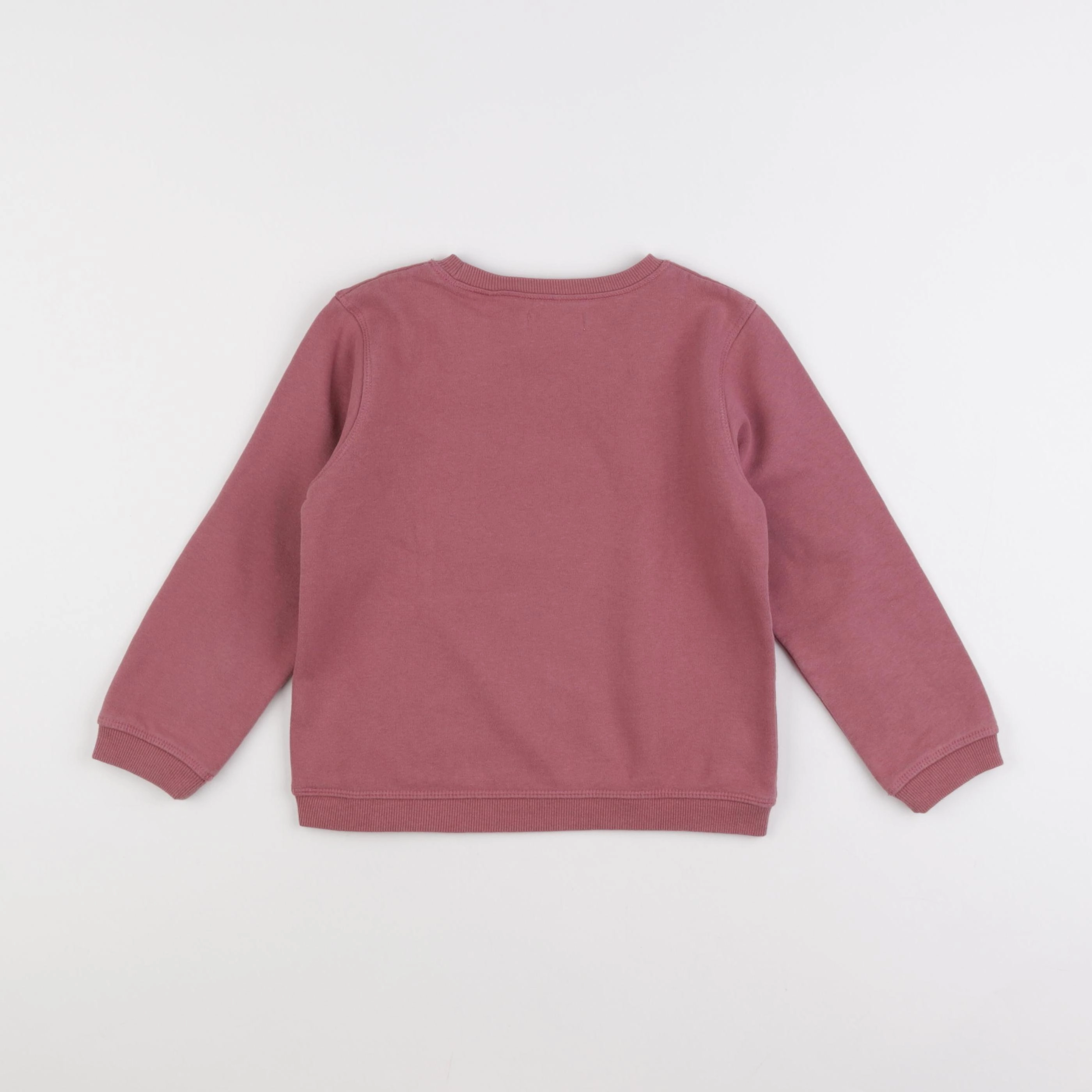 Vertbaudet - sweat rose - 6 ans