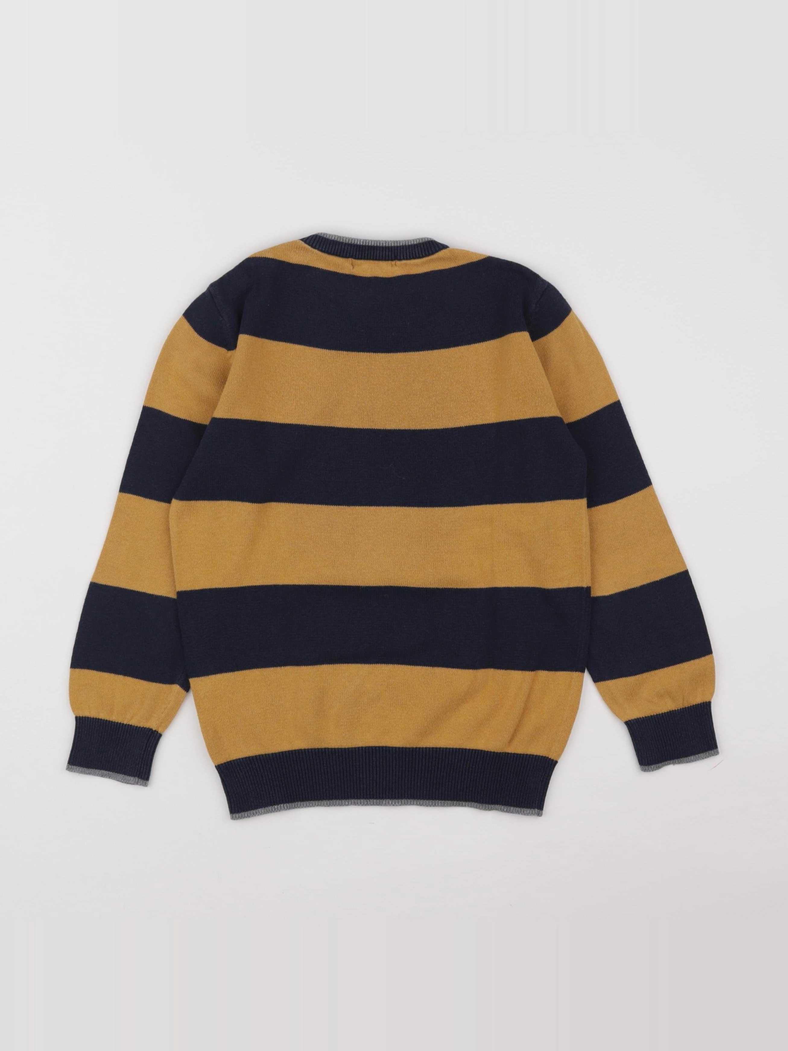 Vertbaudet - pull jaune - 8 ans
