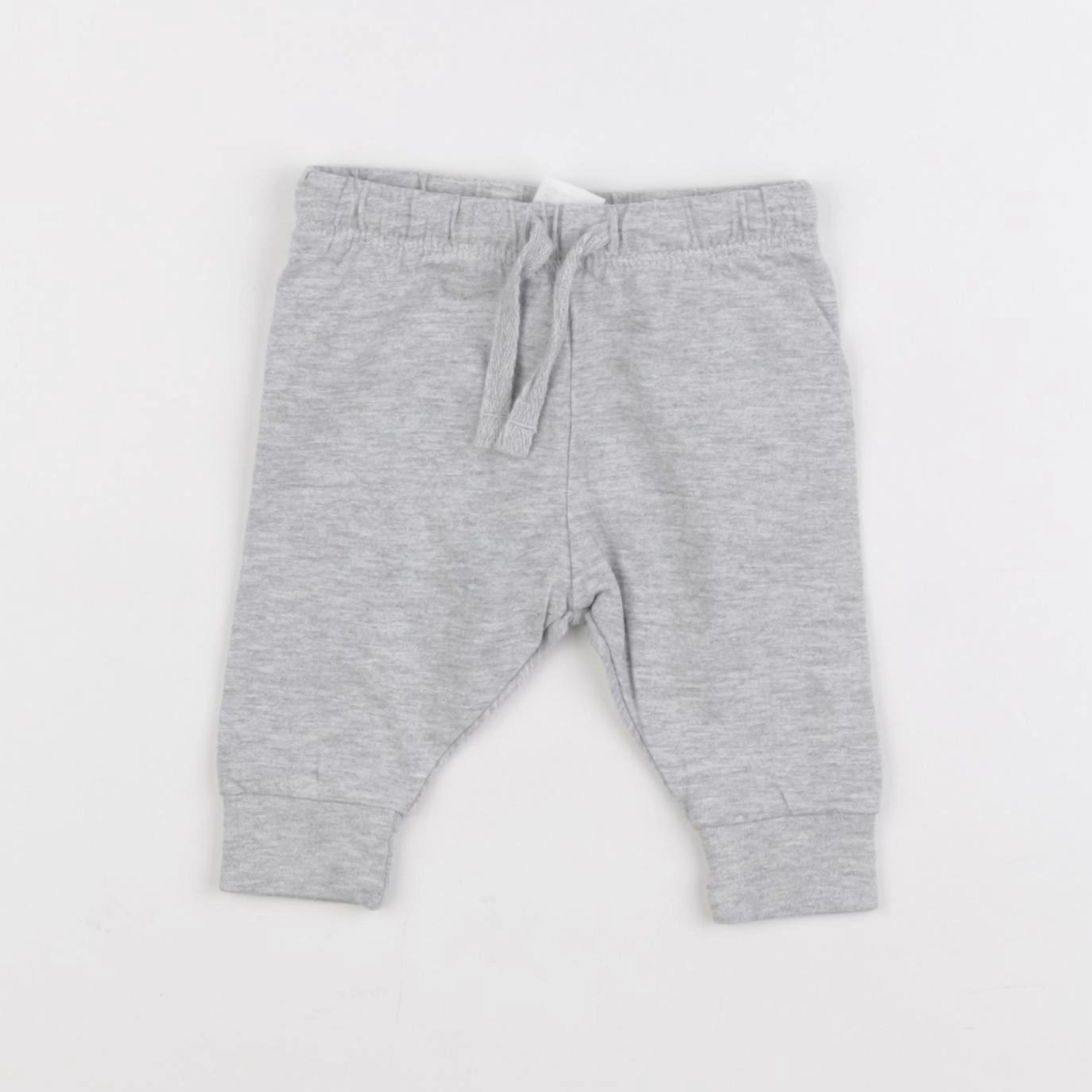 H&M - sarouel gris - 0/1 mois