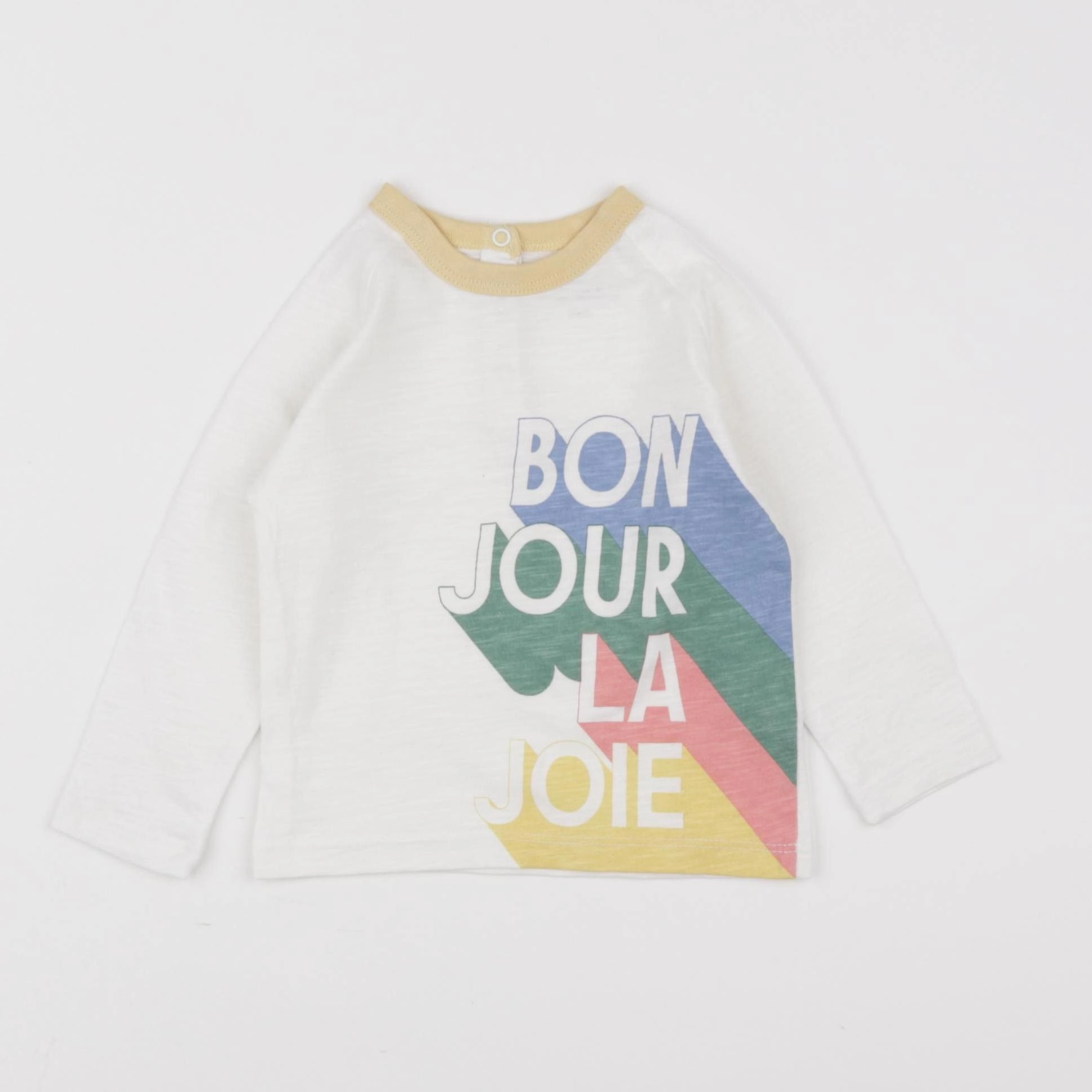 Boutchou - tee-shirt multicolore - 9 mois