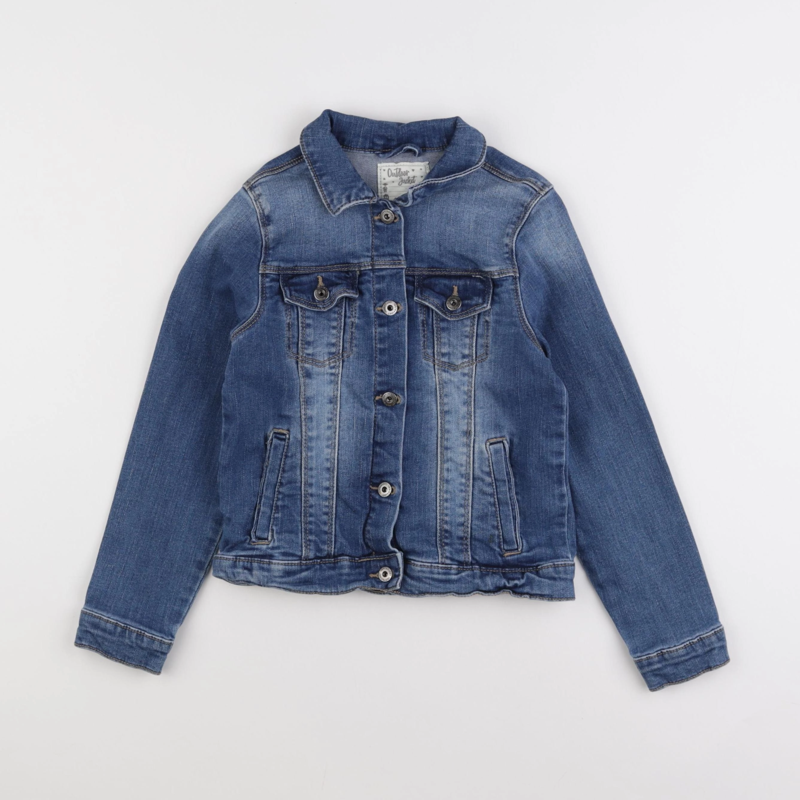 Vertbaudet - veste bleu - 8 ans