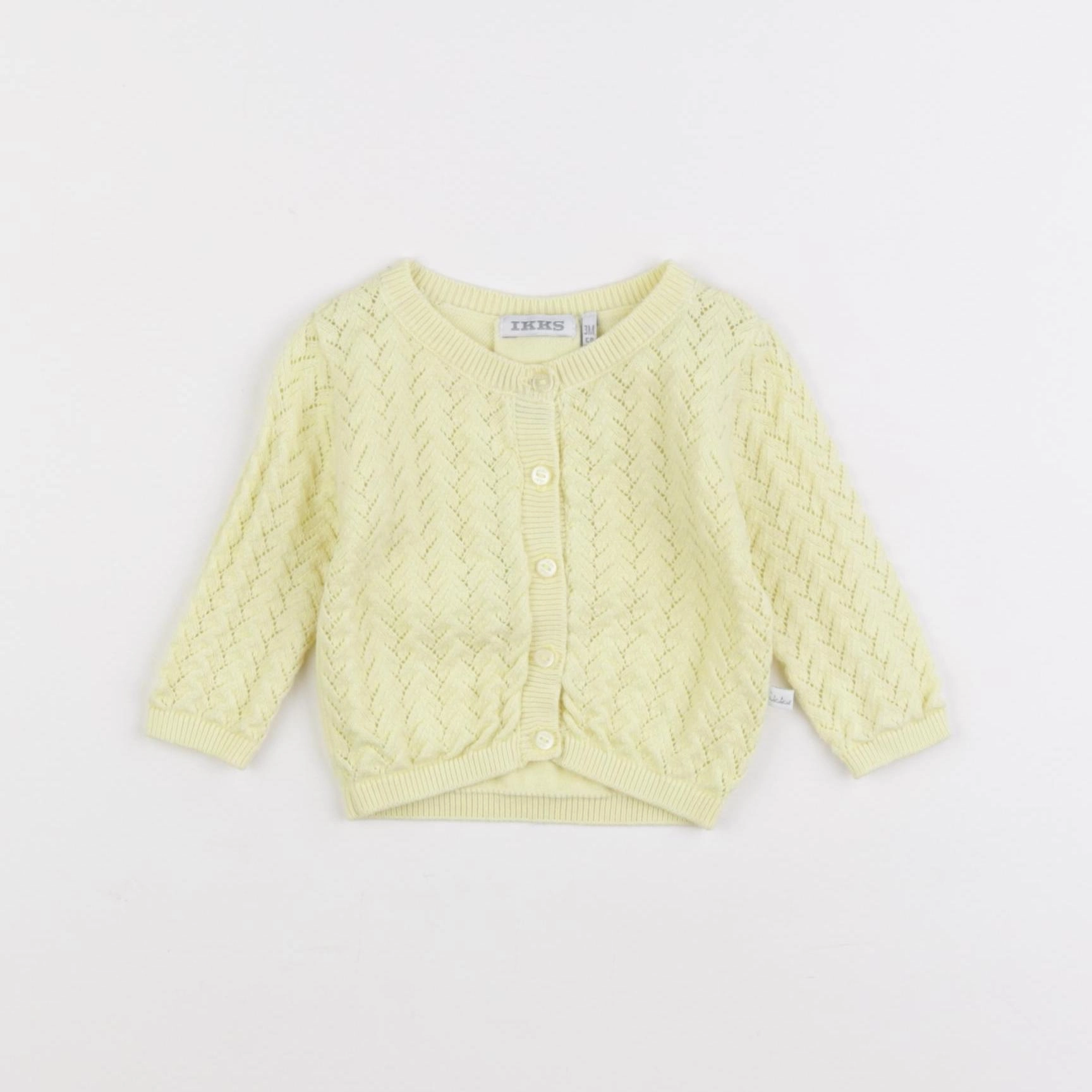 IKKS - gilet jaune - 3 mois