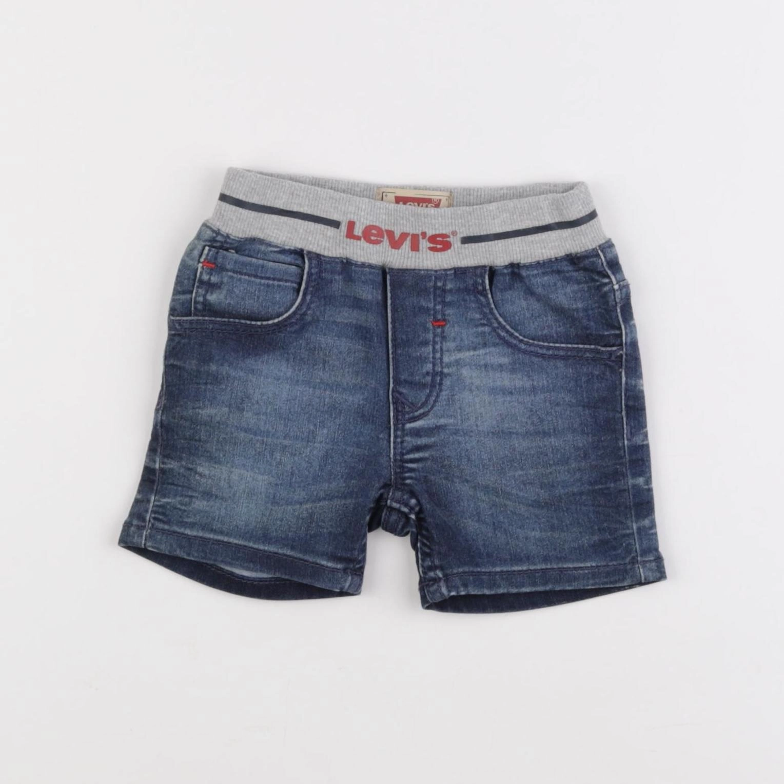 Levi's - short bleu - 12 mois