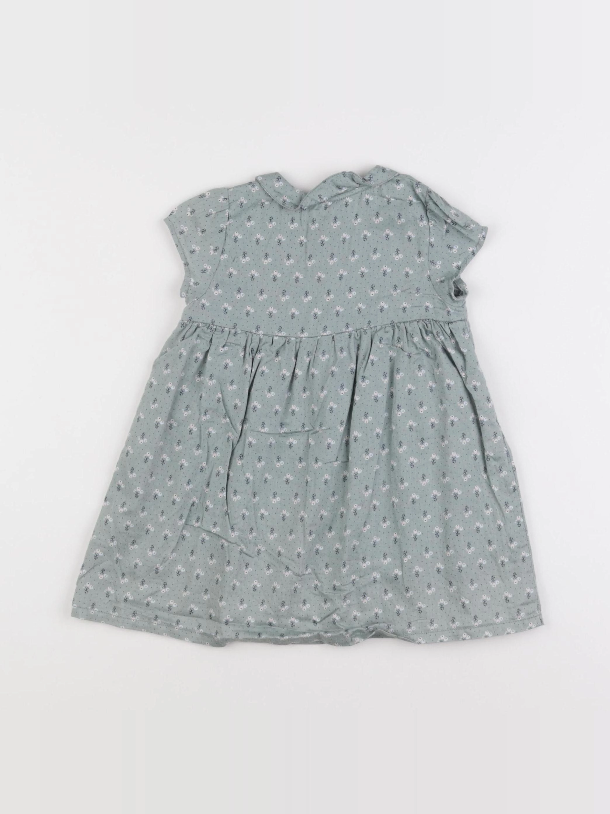 Boutchou - robe vert - 12 mois