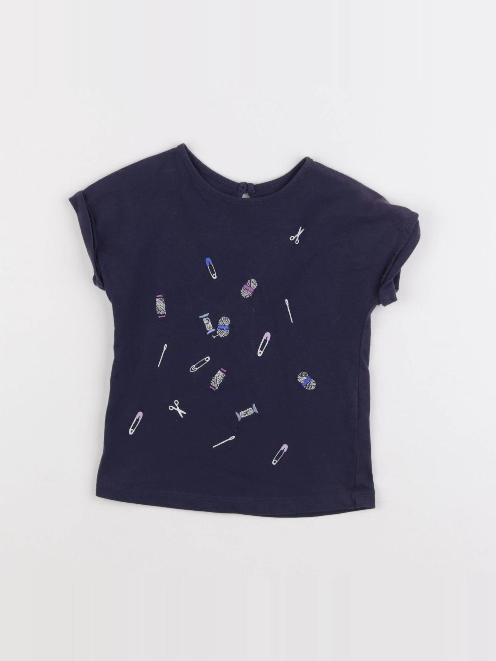 Boutchou - tee-shirt bleu - 18 mois