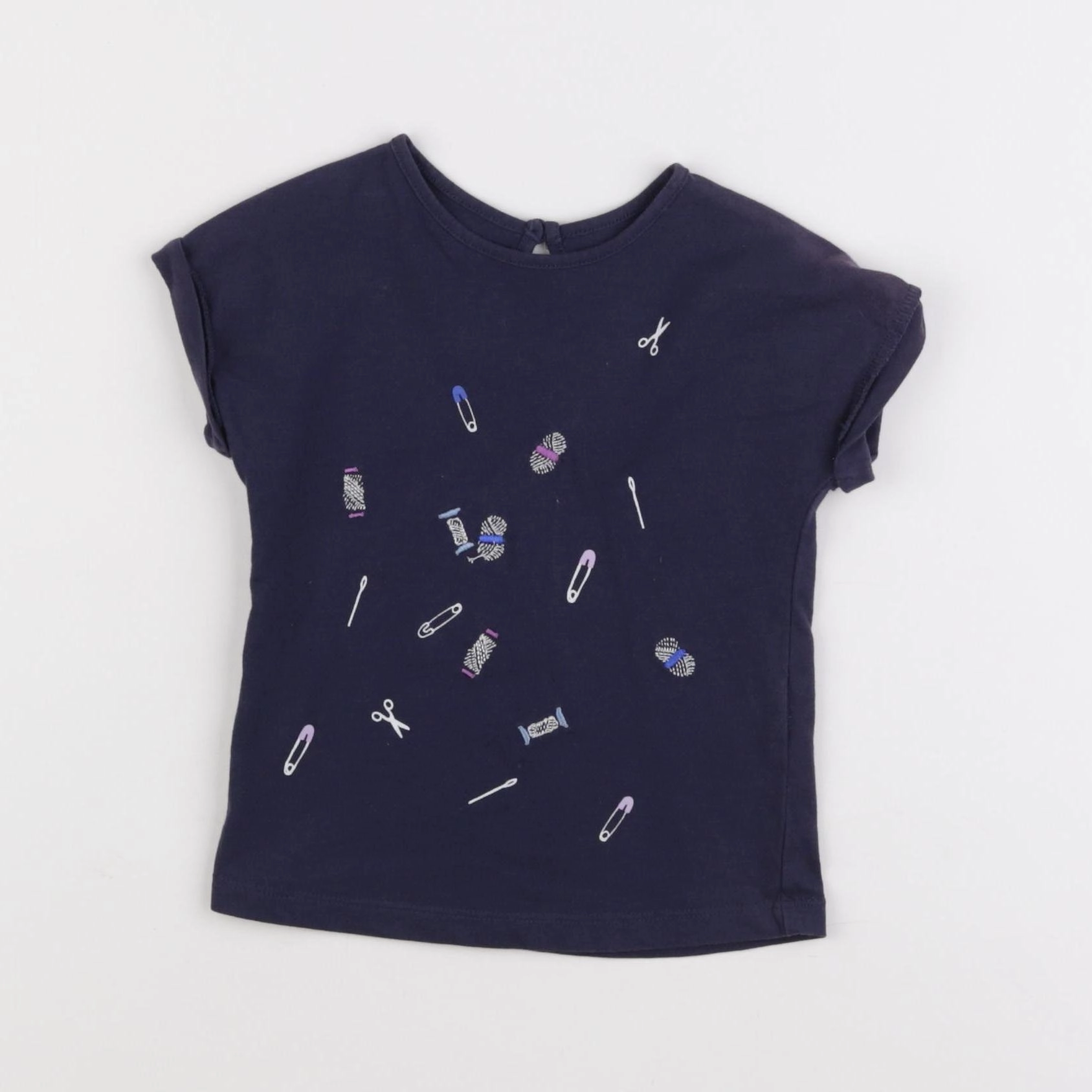 Boutchou - tee-shirt bleu - 18 mois