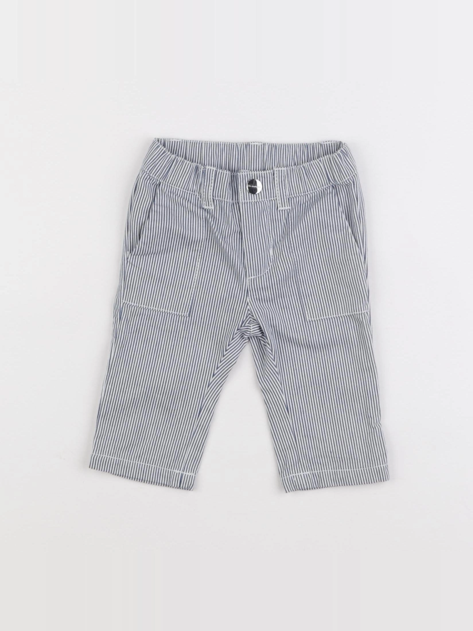 Jacadi - pantalon bleu - 6 mois