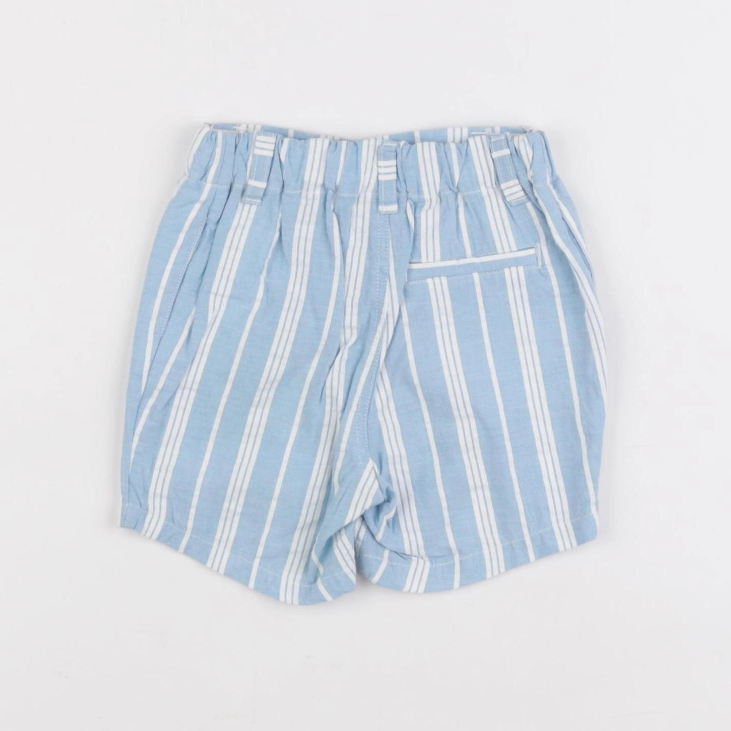 Petit Bateau - short bleu - 12 mois