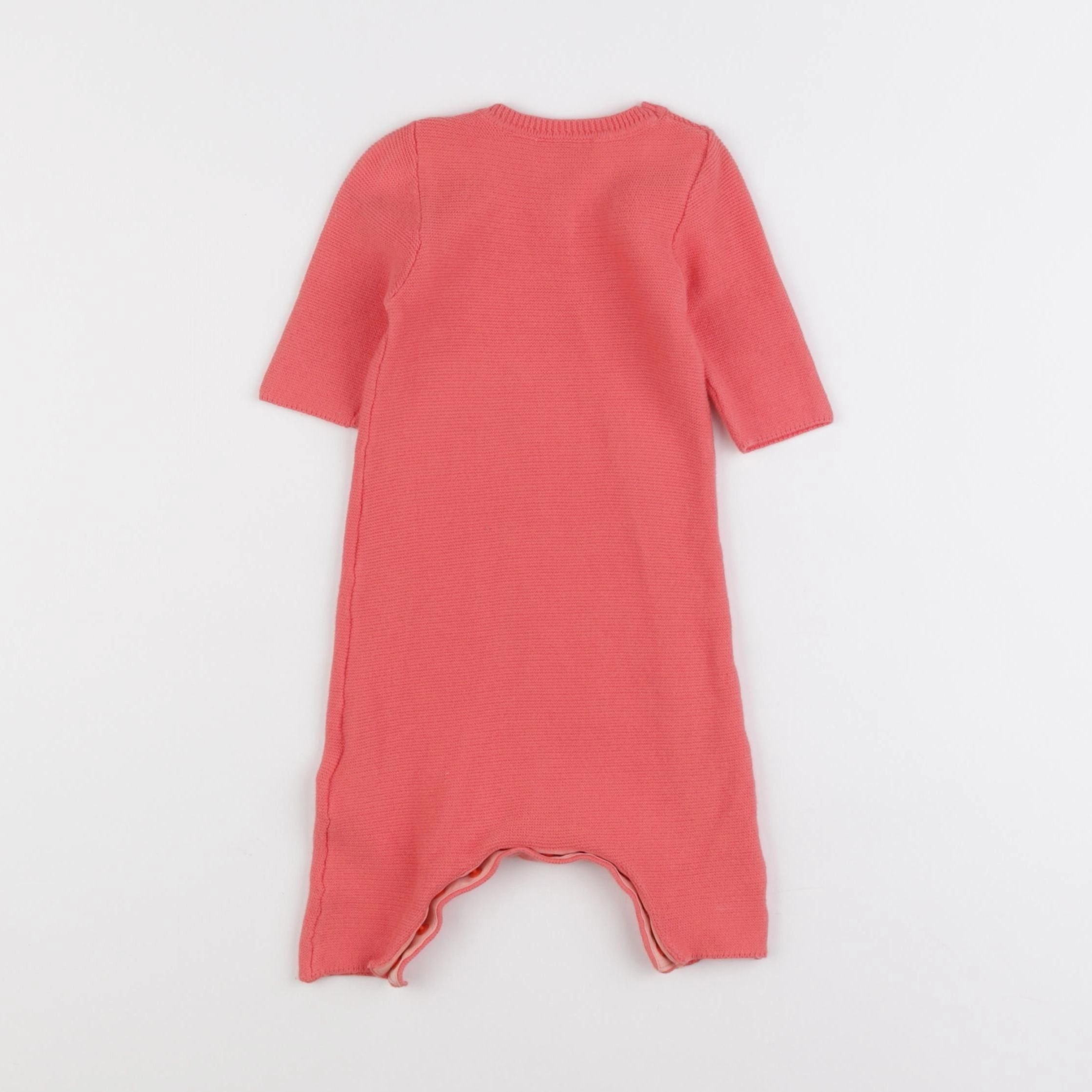 Vertbaudet - combinaison orange - 1 mois