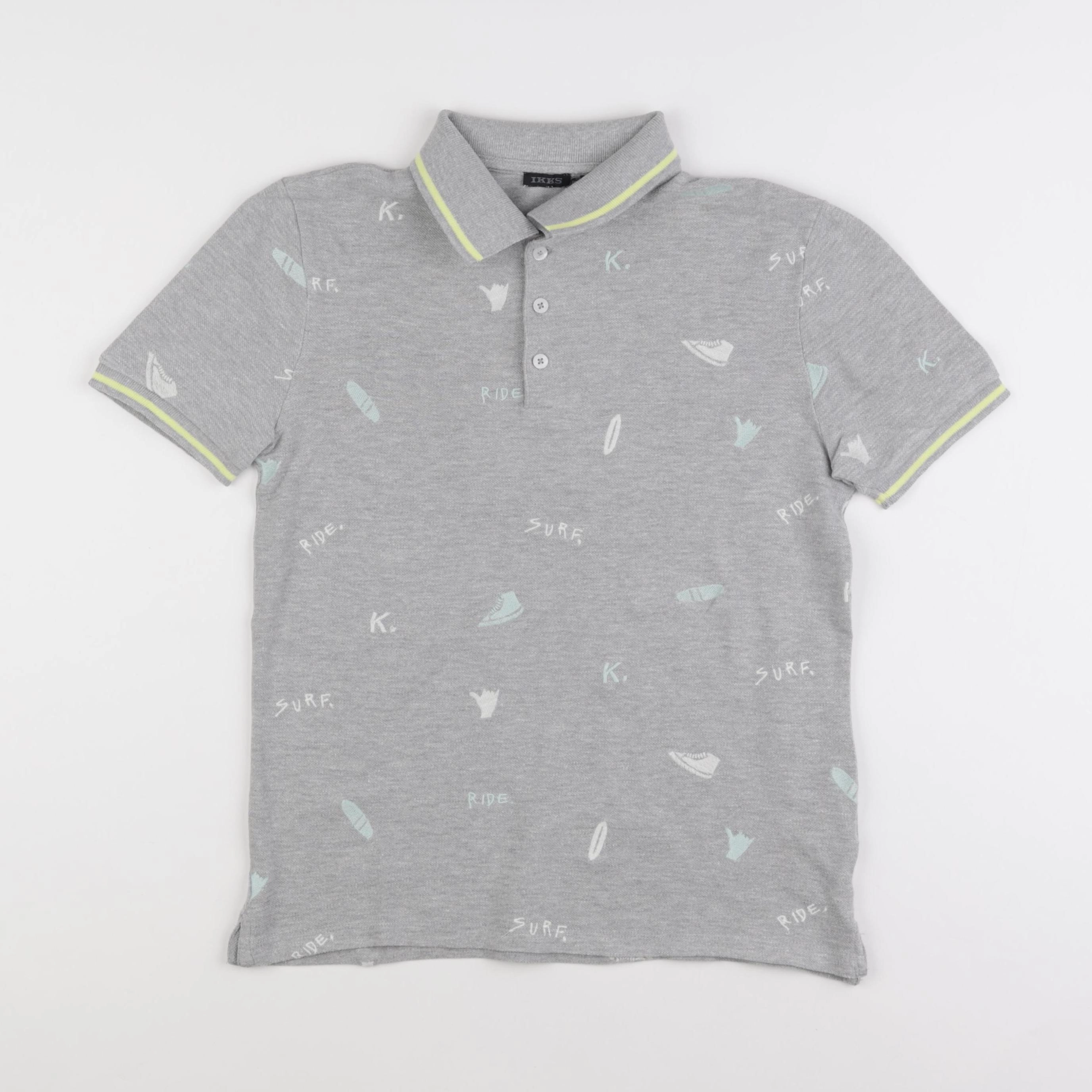 IKKS - polo gris - 12 ans