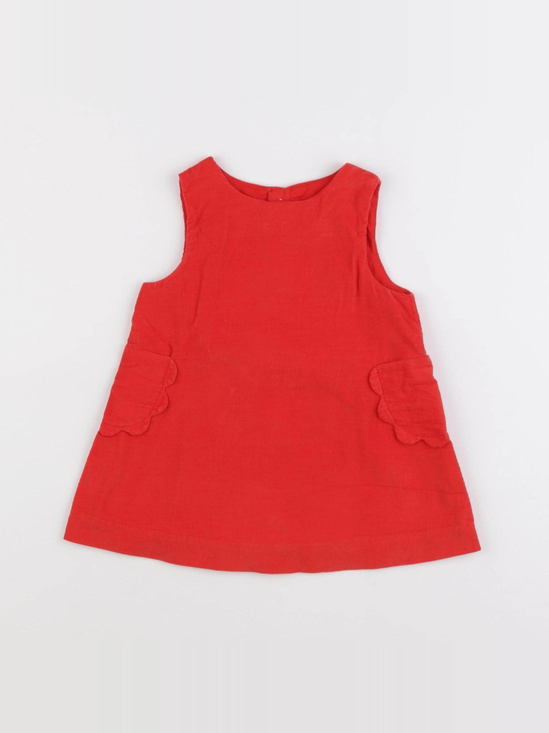 Jacadi - robe rouge - 12 mois
