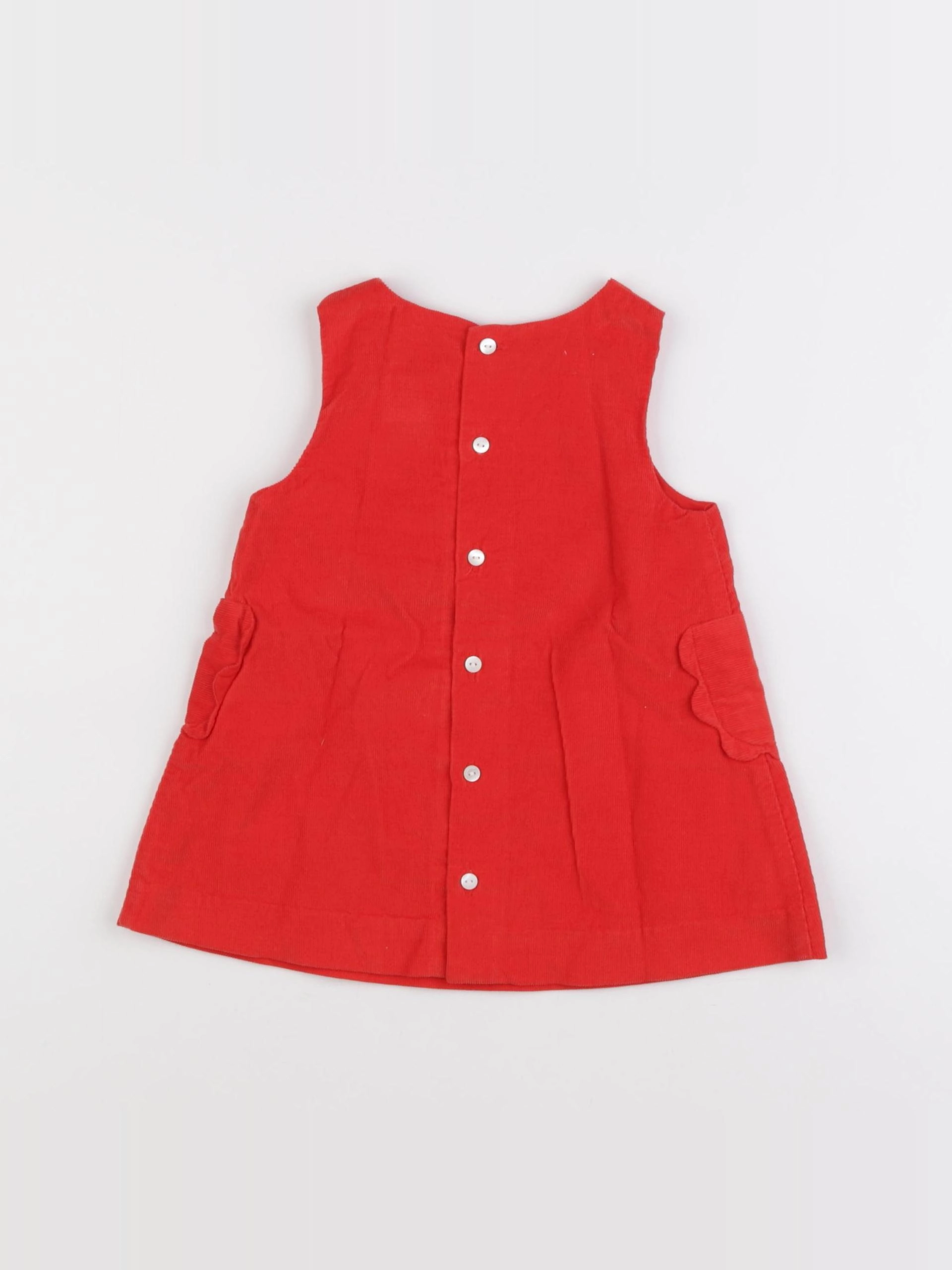 Jacadi - robe rouge - 12 mois