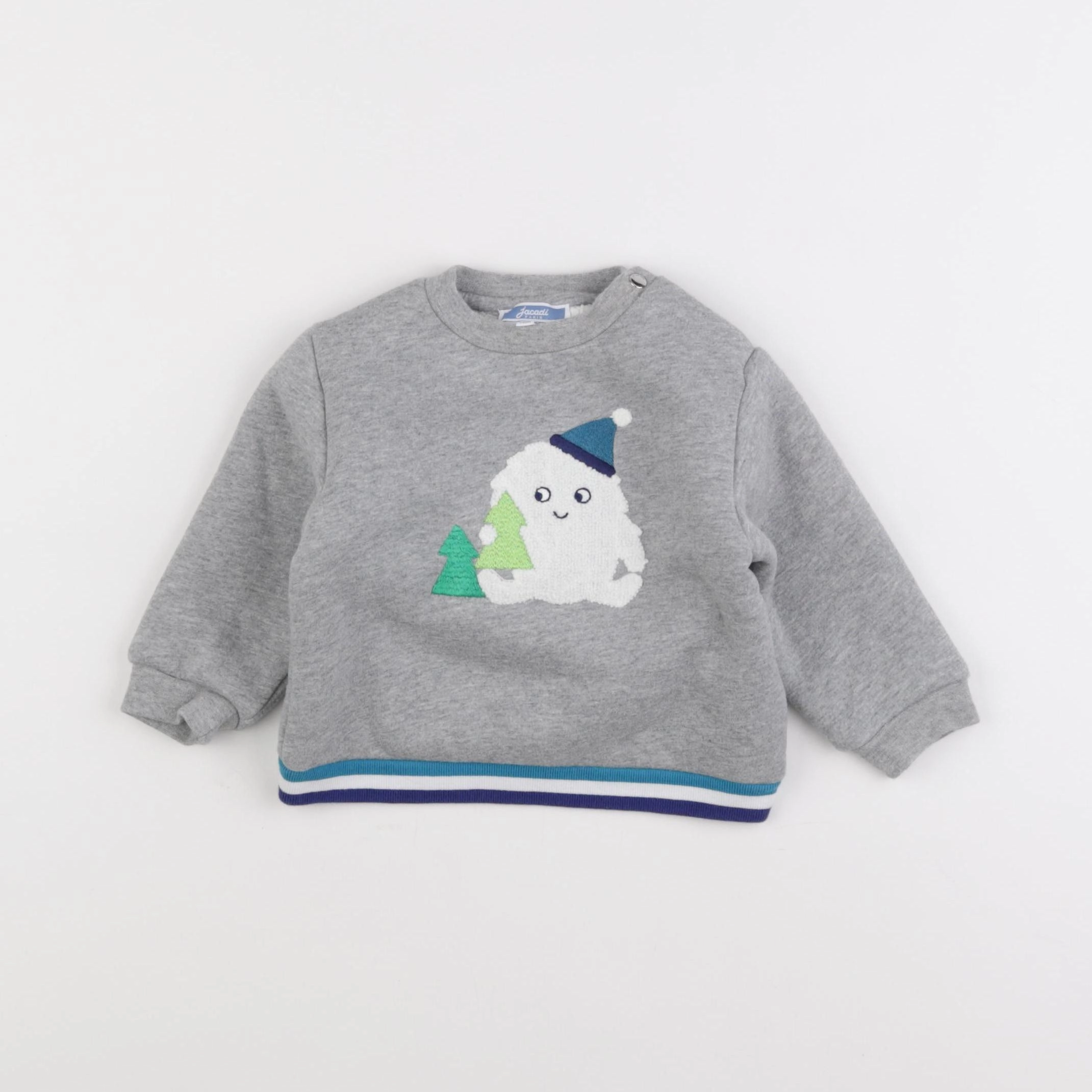 Jacadi - sweat gris - 12 mois