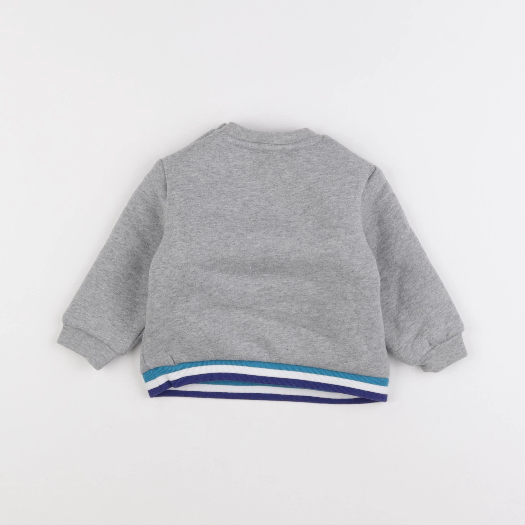 Jacadi - sweat gris - 12 mois