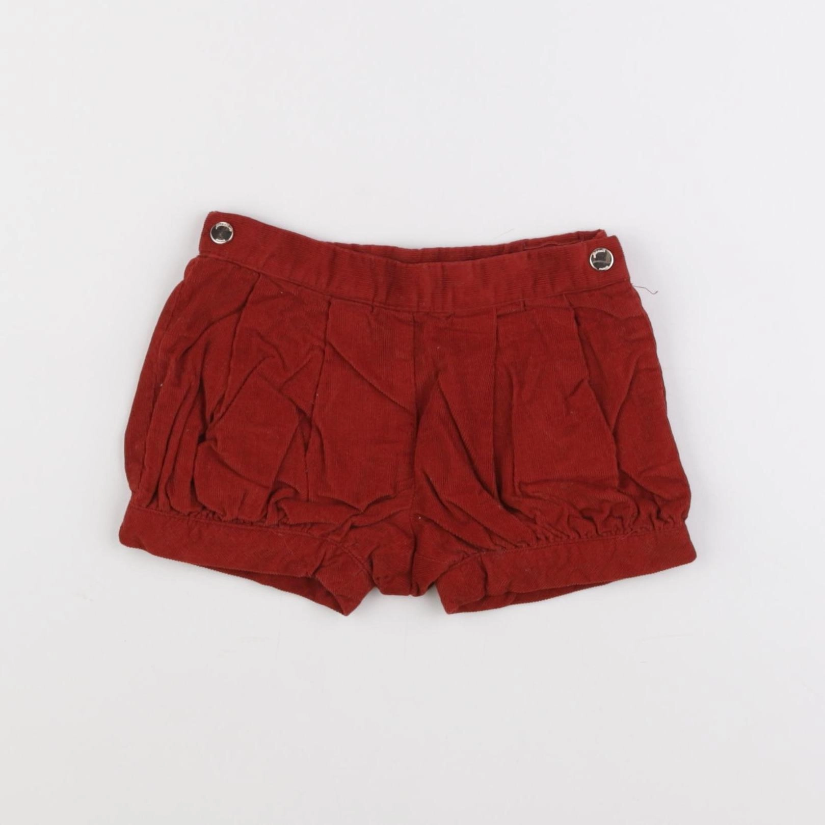 Jacadi - short rouge - 12 mois