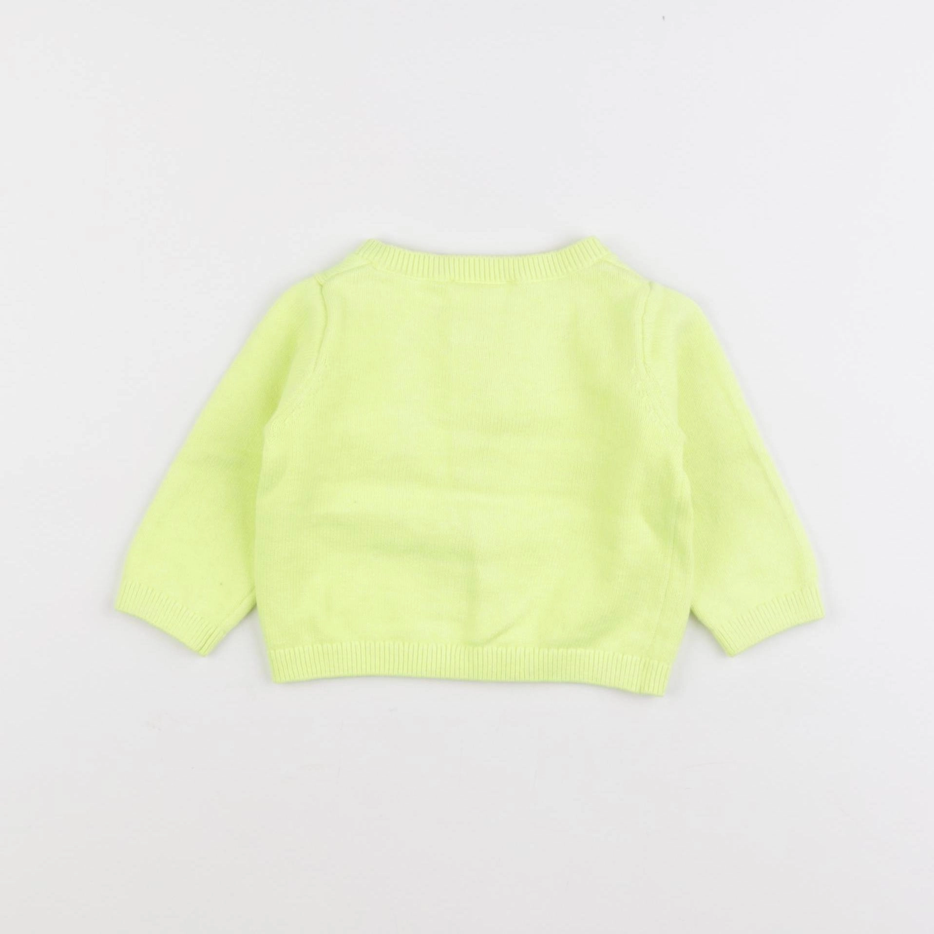 Jacadi - gilet jaune fluo - 6 mois