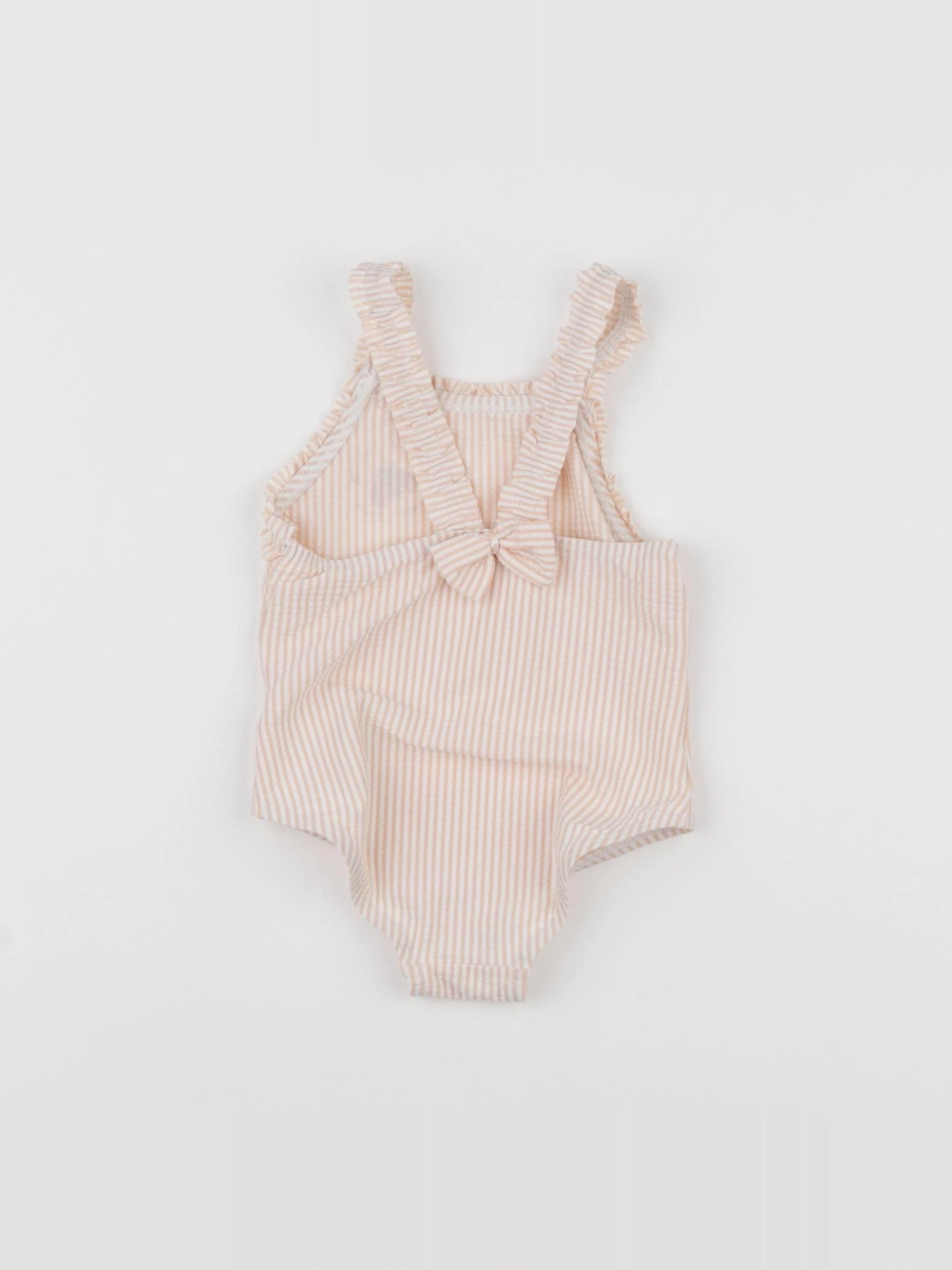 Vertbaudet - maillot de bain rose - 12/18 mois
