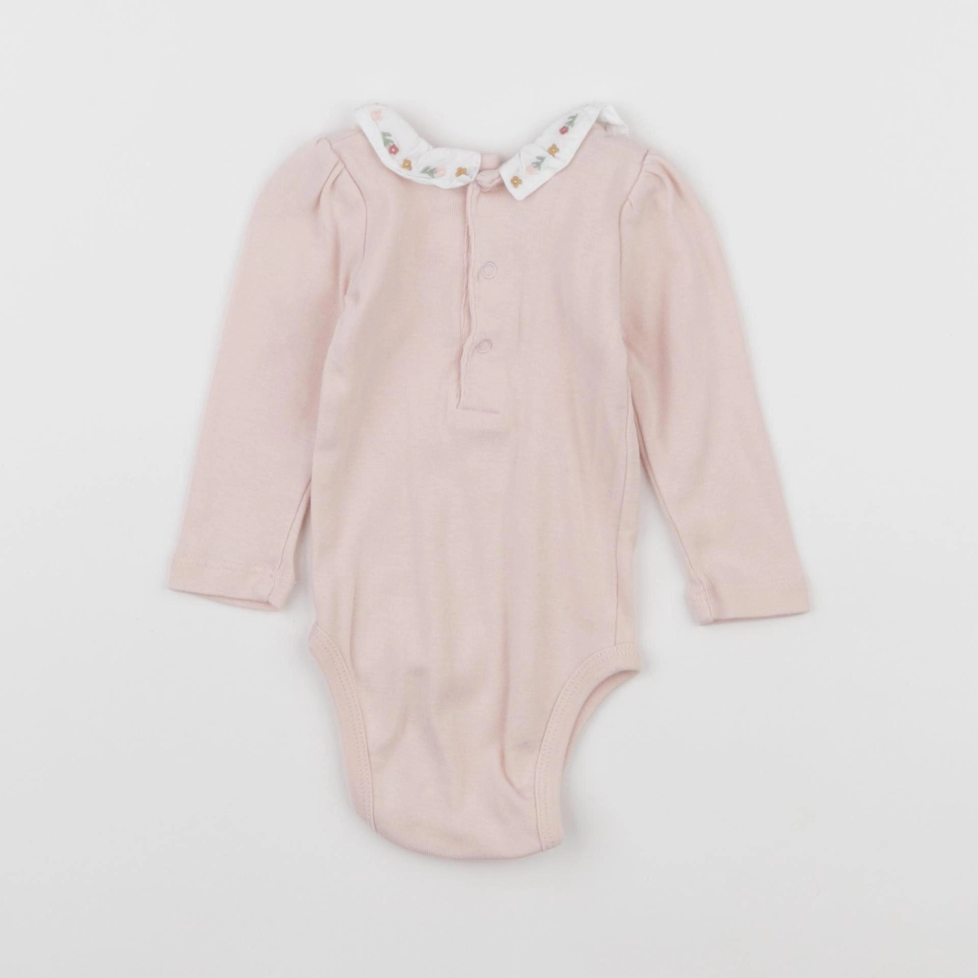 Boutchou - body à col rose - 3 mois