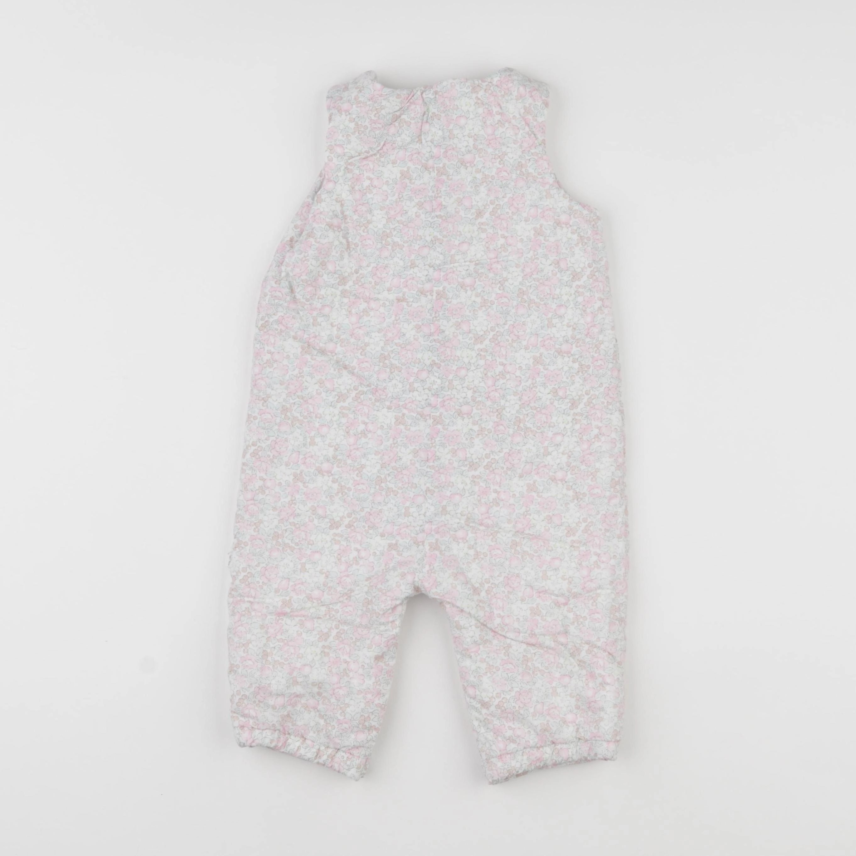 Jacadi - combinaison doublé, liberty multicolore - 12 mois