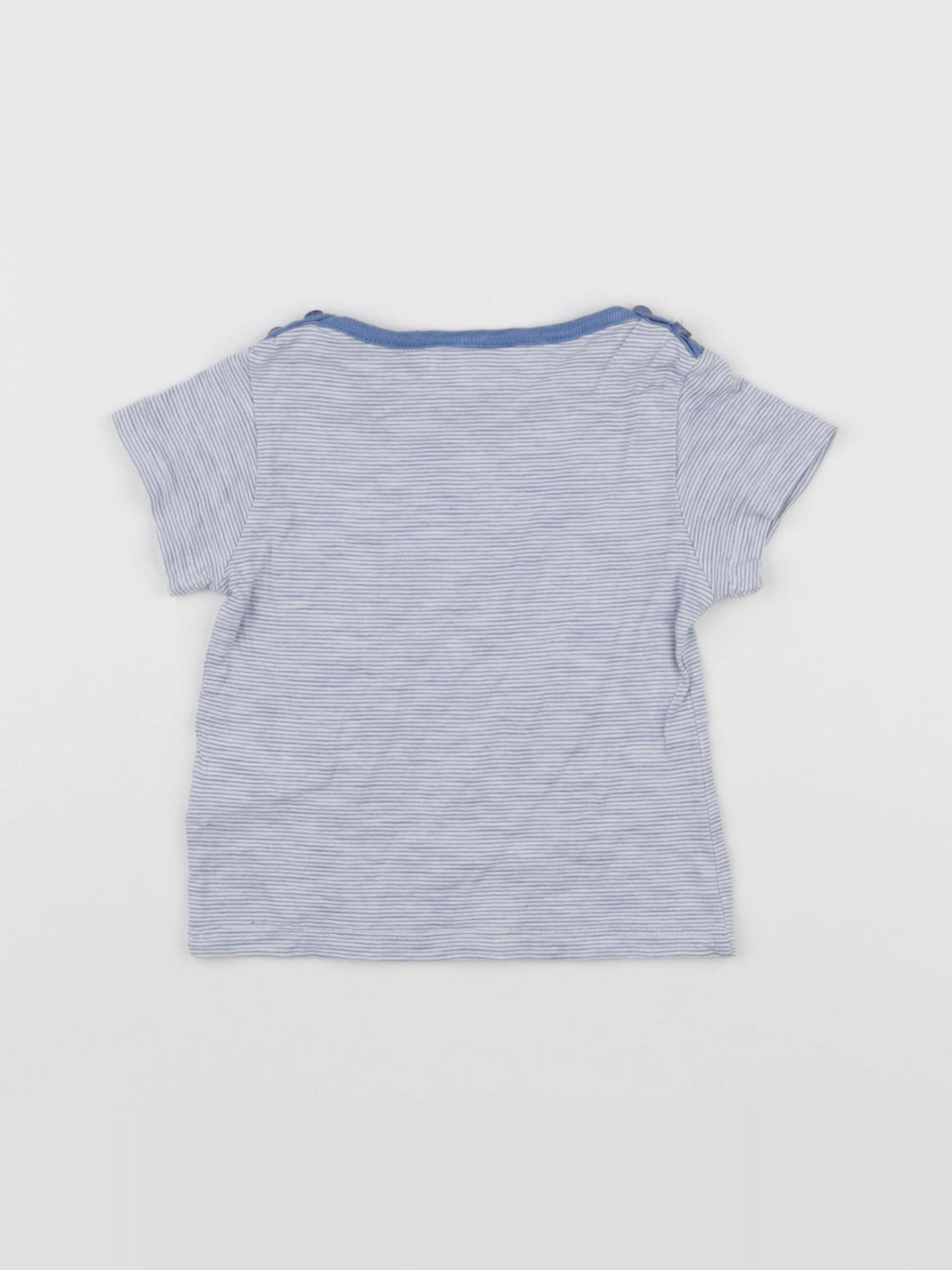 Cadet Rousselle - tee-shirt bleu - 6 mois