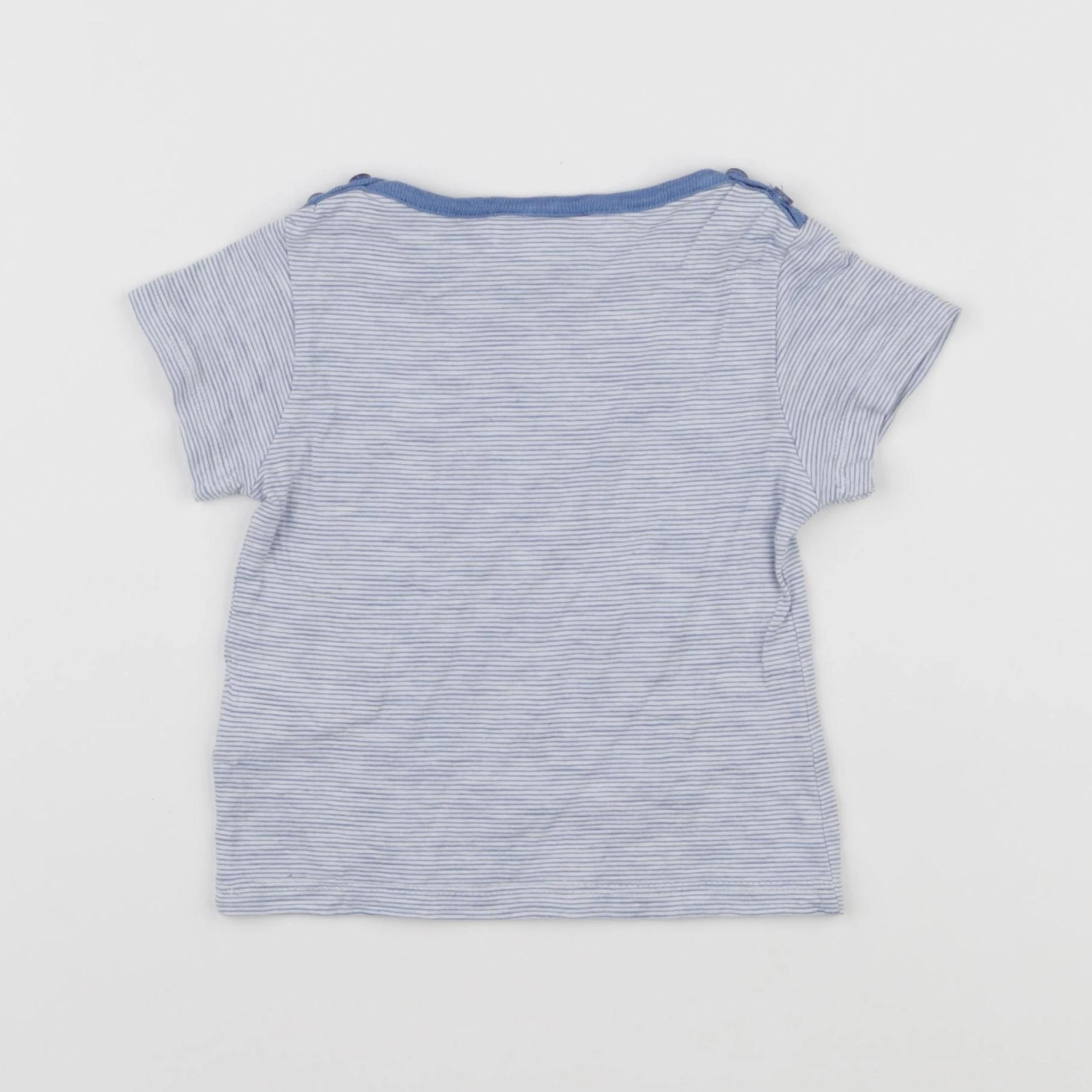 Cadet Rousselle - tee-shirt bleu - 6 mois