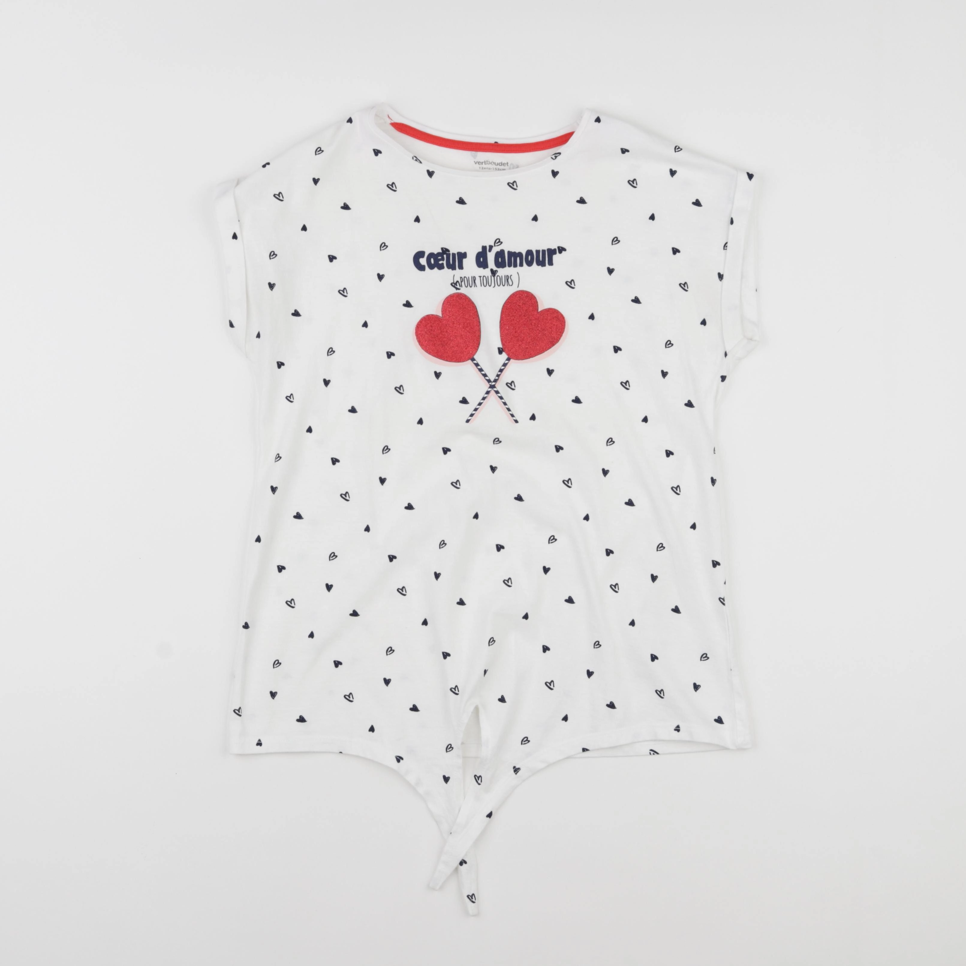 Vertbaudet - tee-shirt bleu - 12 ans