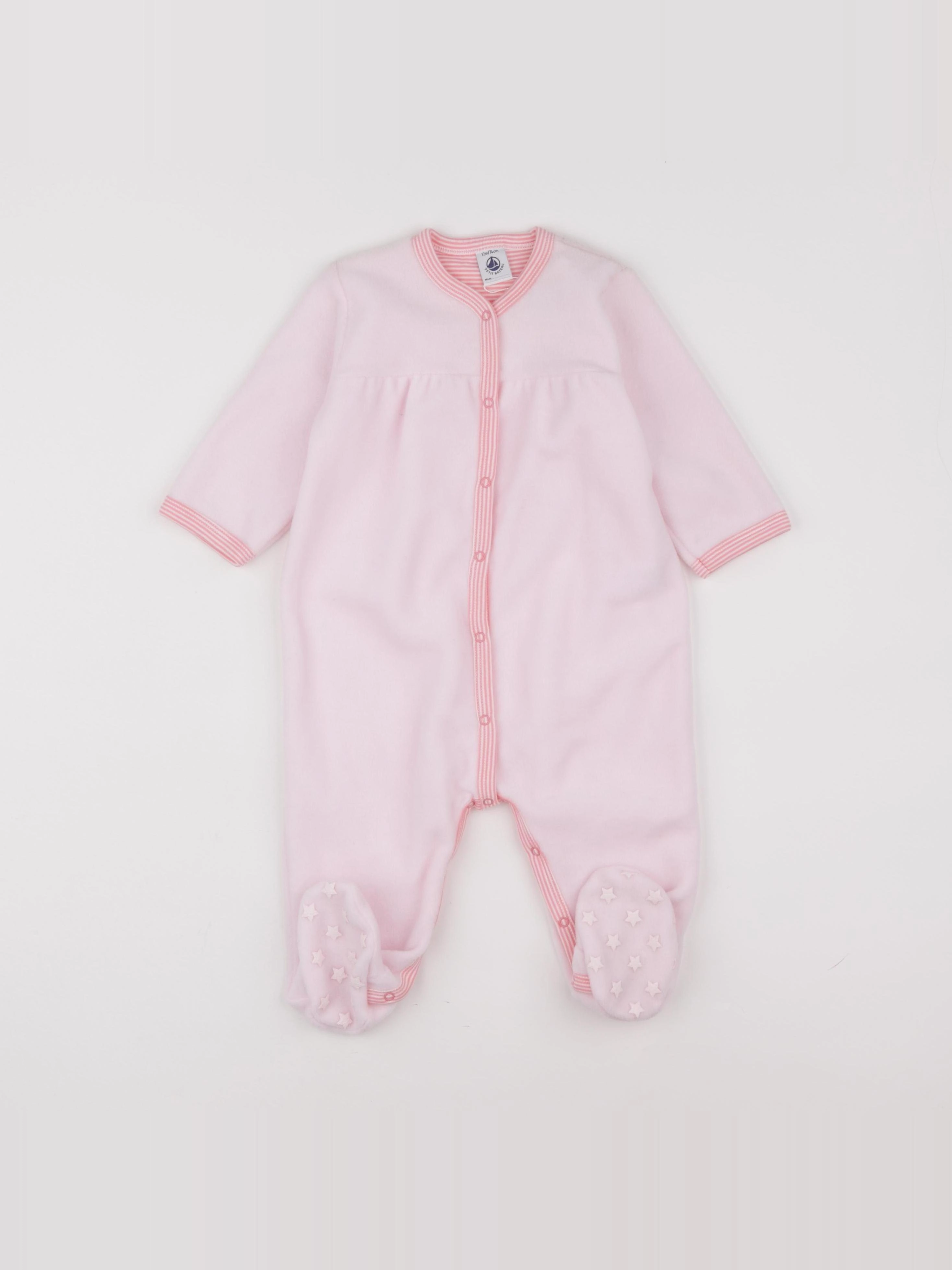 Petit Bateau - sur-pyjama rose - 12 mois