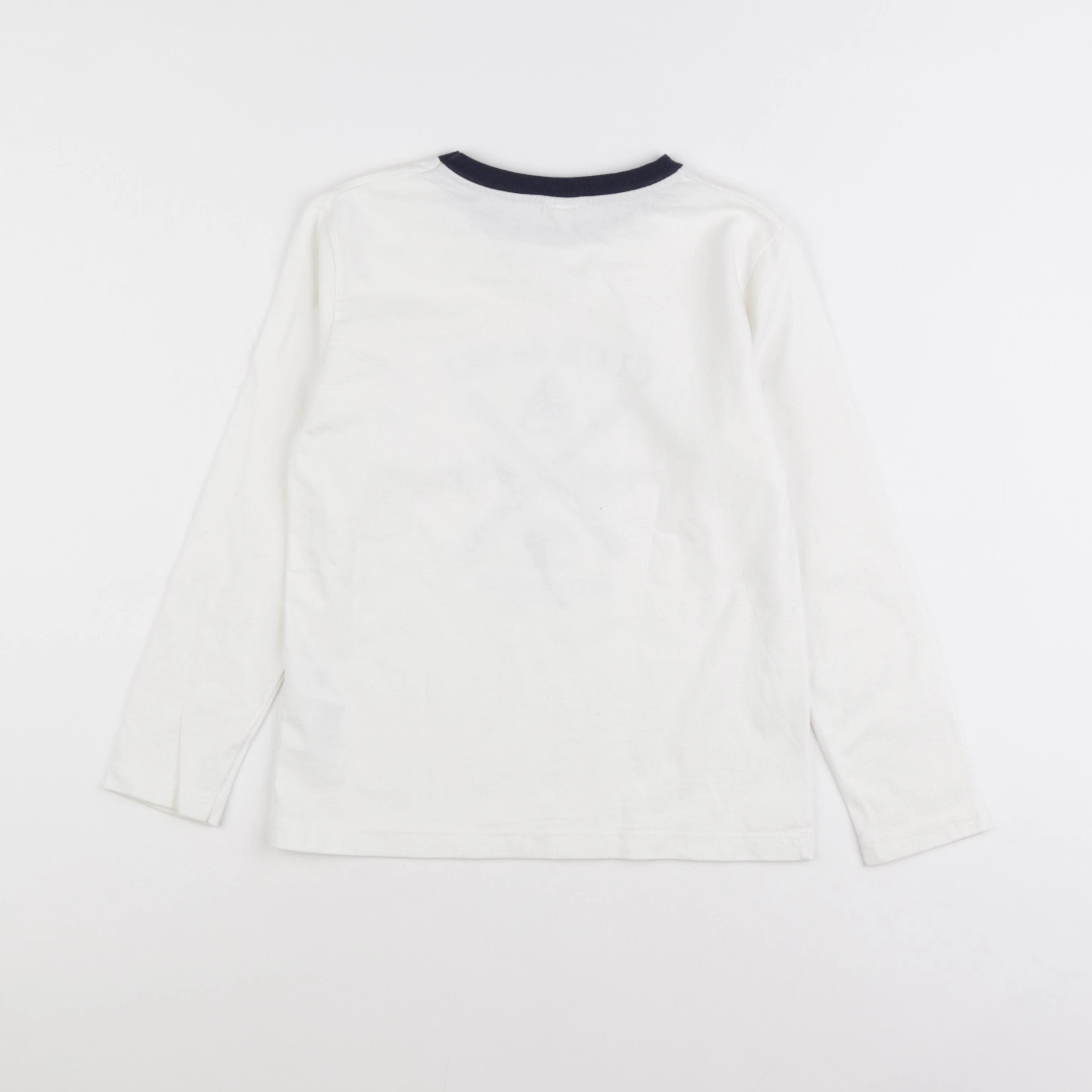 Petit Bateau - tee-shirt blanc - 8 ans