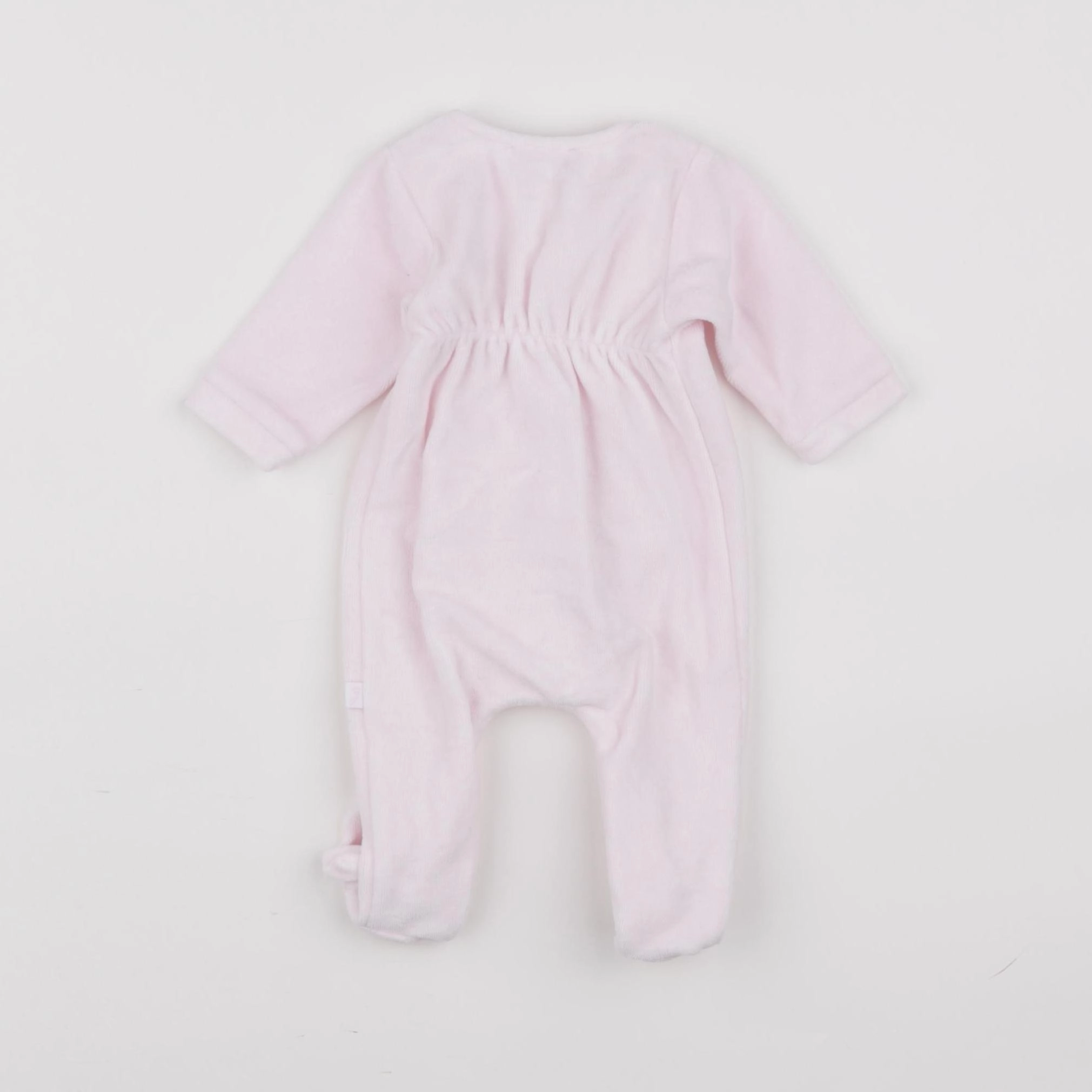 Jacadi - pyjama velours rose - 0 mois