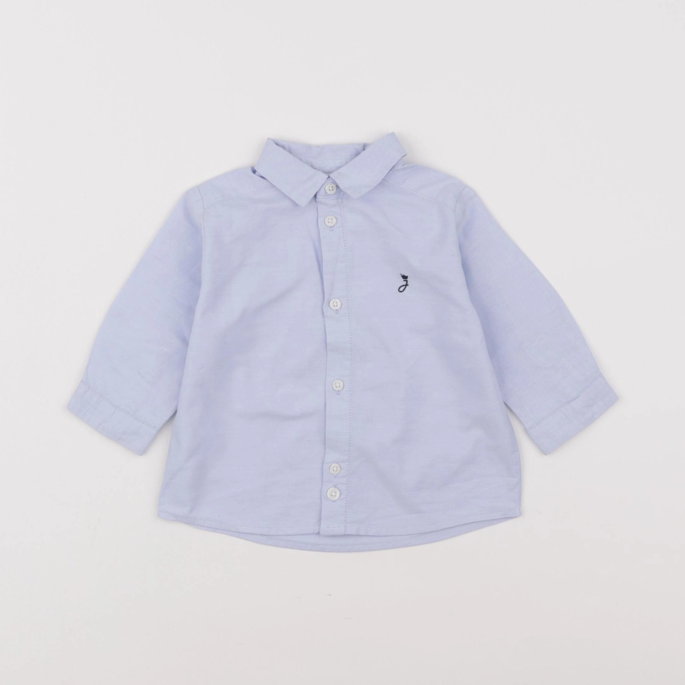 Jacadi - chemise bleu - 6 mois