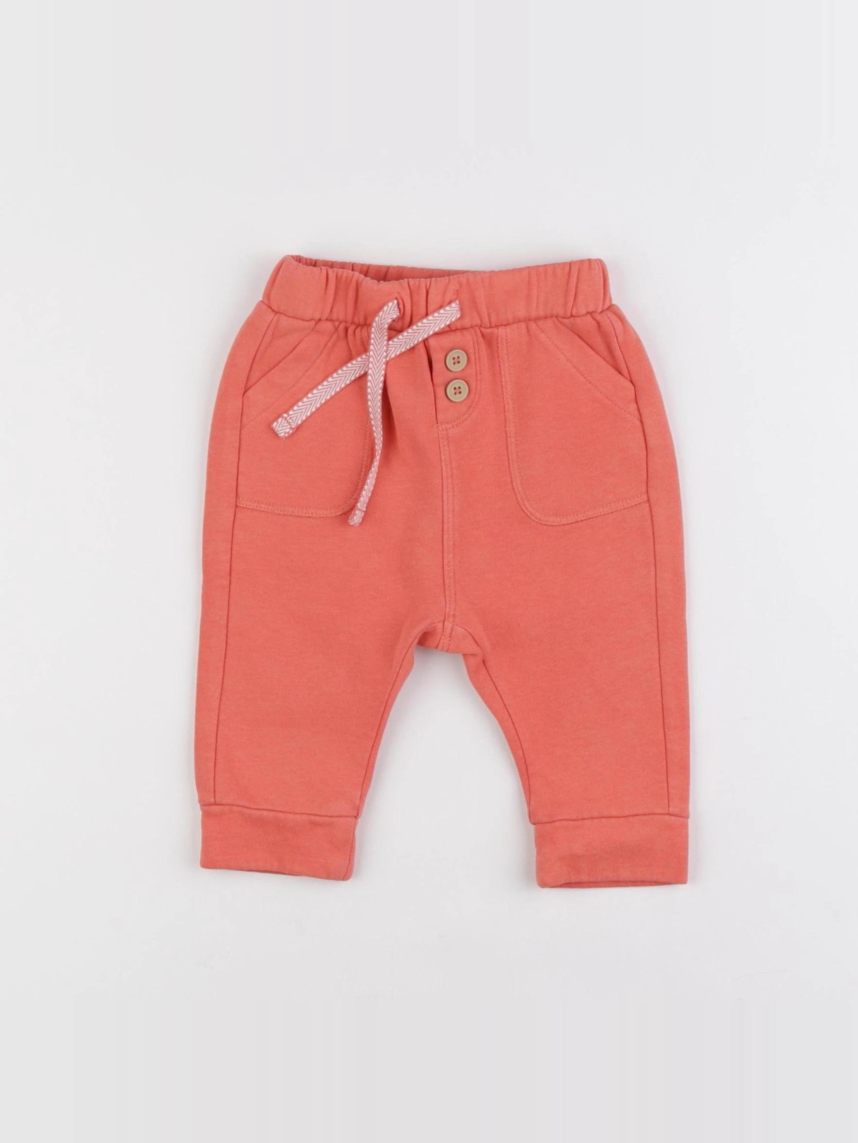 Tape à l'oeil - pantalon orange - 6 mois