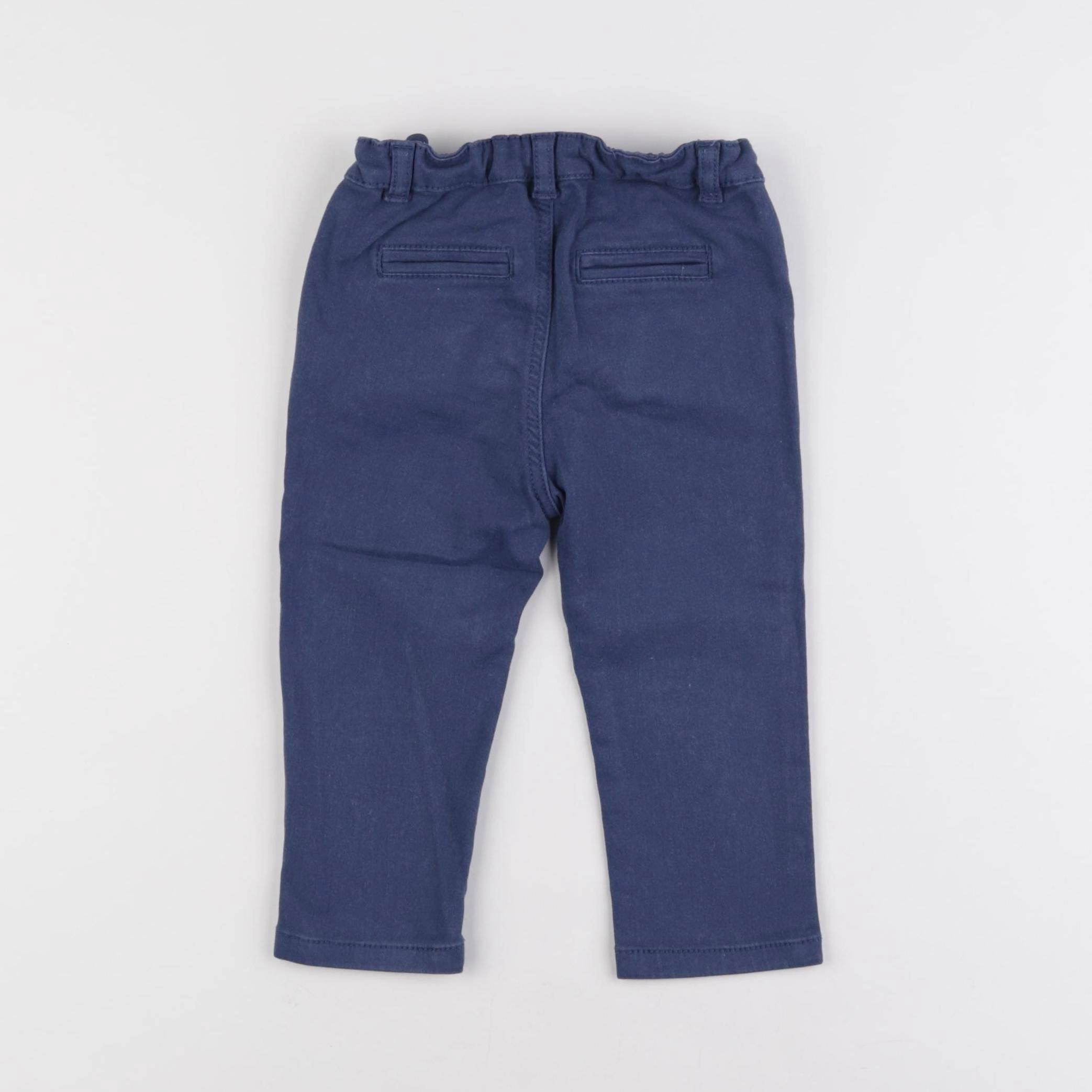 Tape à l'oeil - pantalon bleu - 12 mois