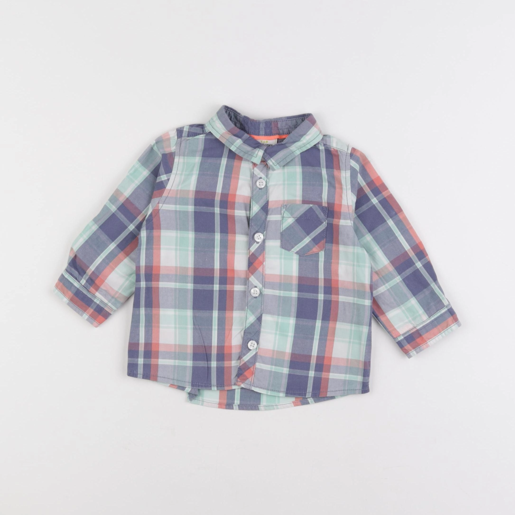 Tape à l'oeil - chemise multicolore - 9 mois