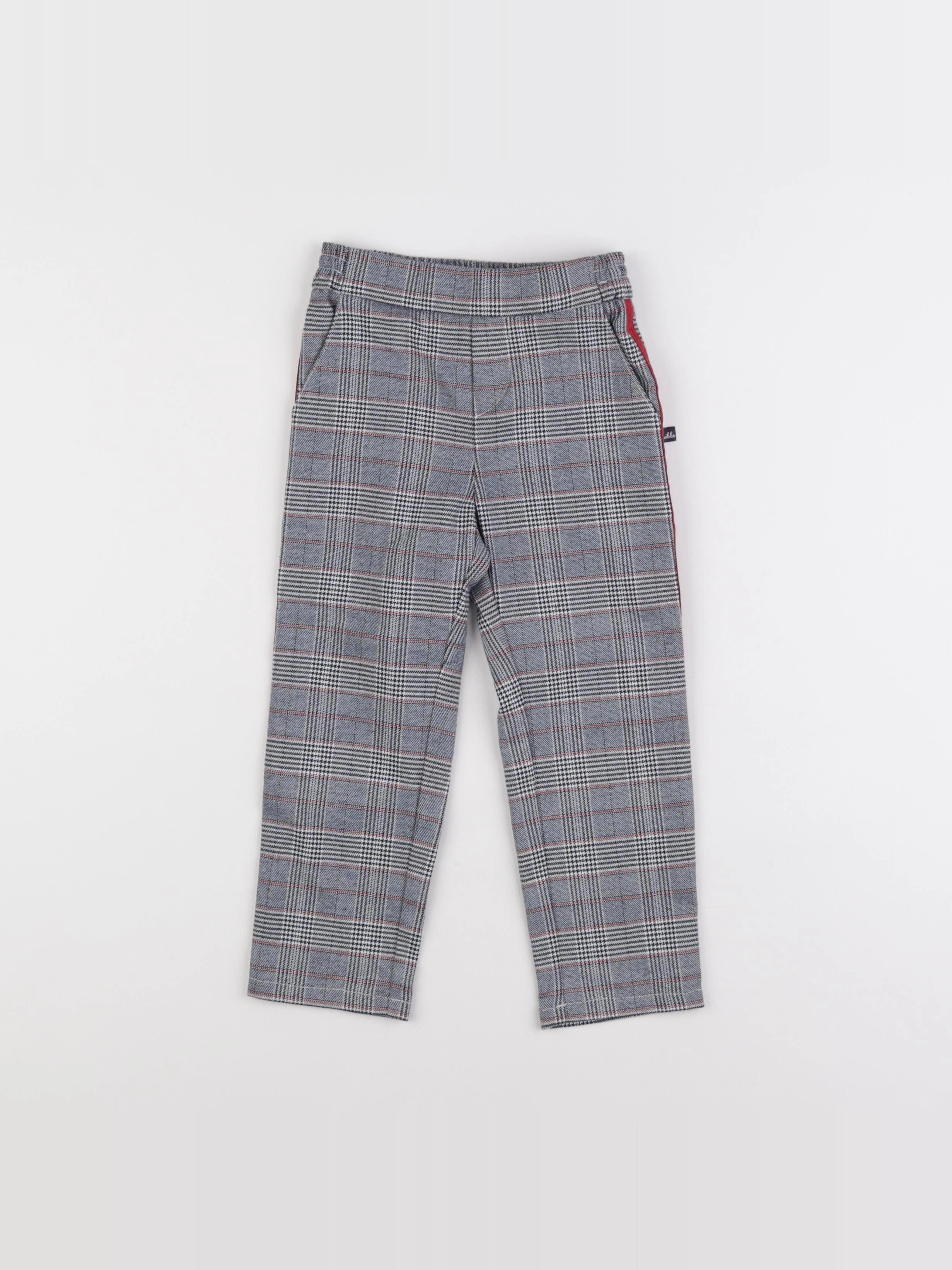 IKKS - pantalon gris (état neuf) - 10 ans